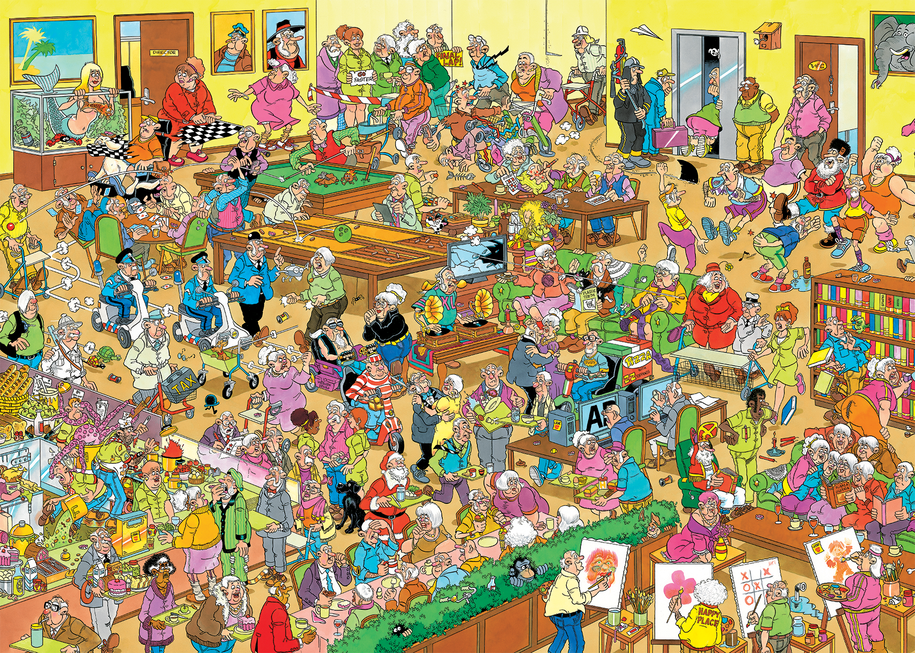 Jan van Haasteren - The Retirement Home (1000 pieces)