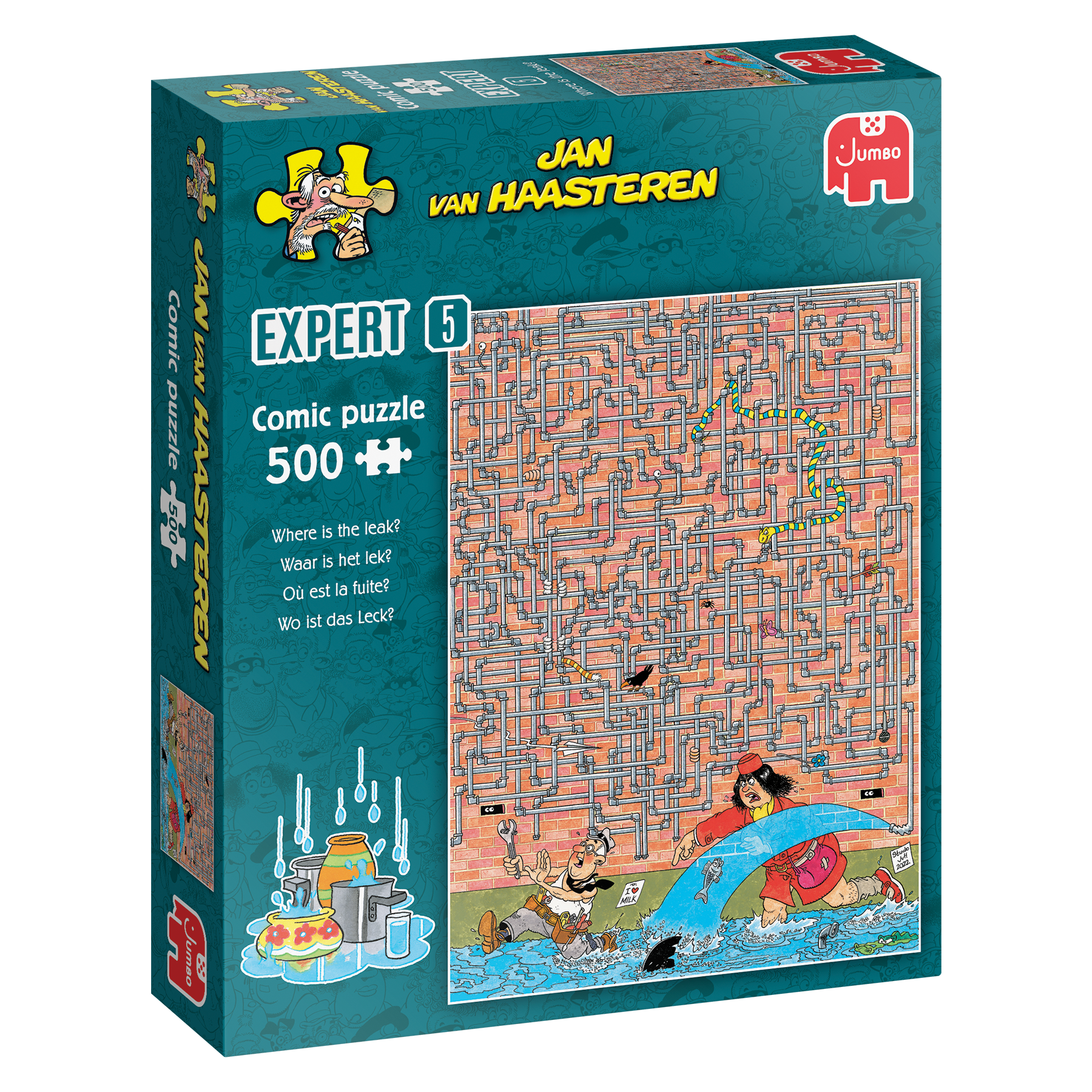 Jan van Haasteren Expert 5 - Where is the leak? (500 pieces)