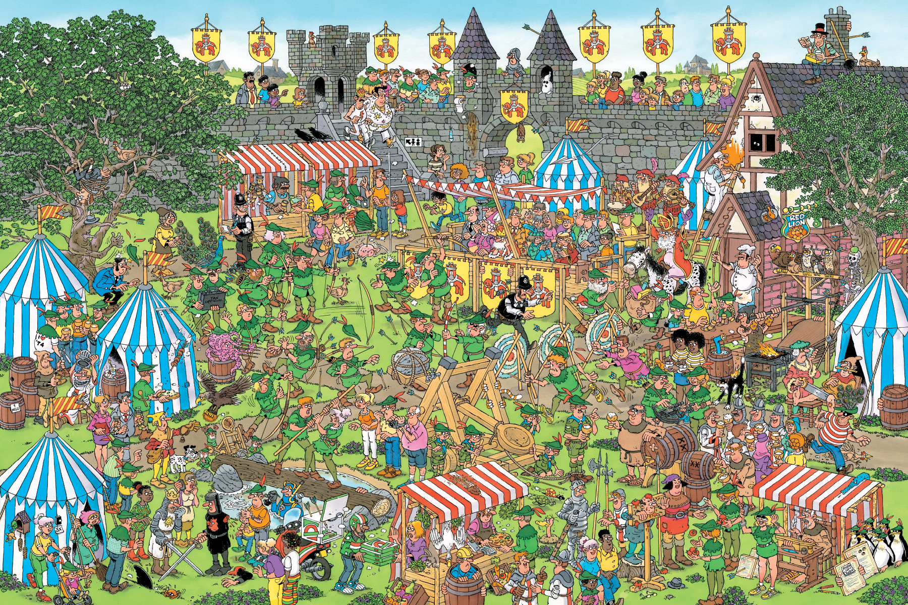 Jan van Haasteren - Robin Hood Festival (1500 stukjes)