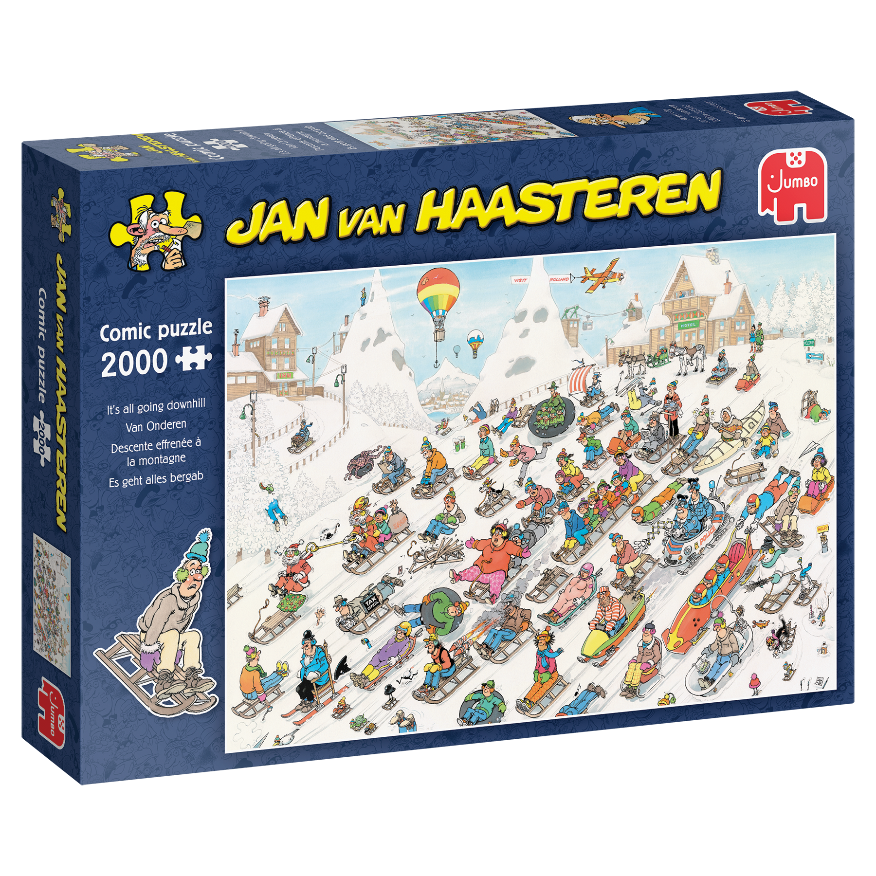 Jan van Haasteren - It's all going downhill (2000 pieces)
