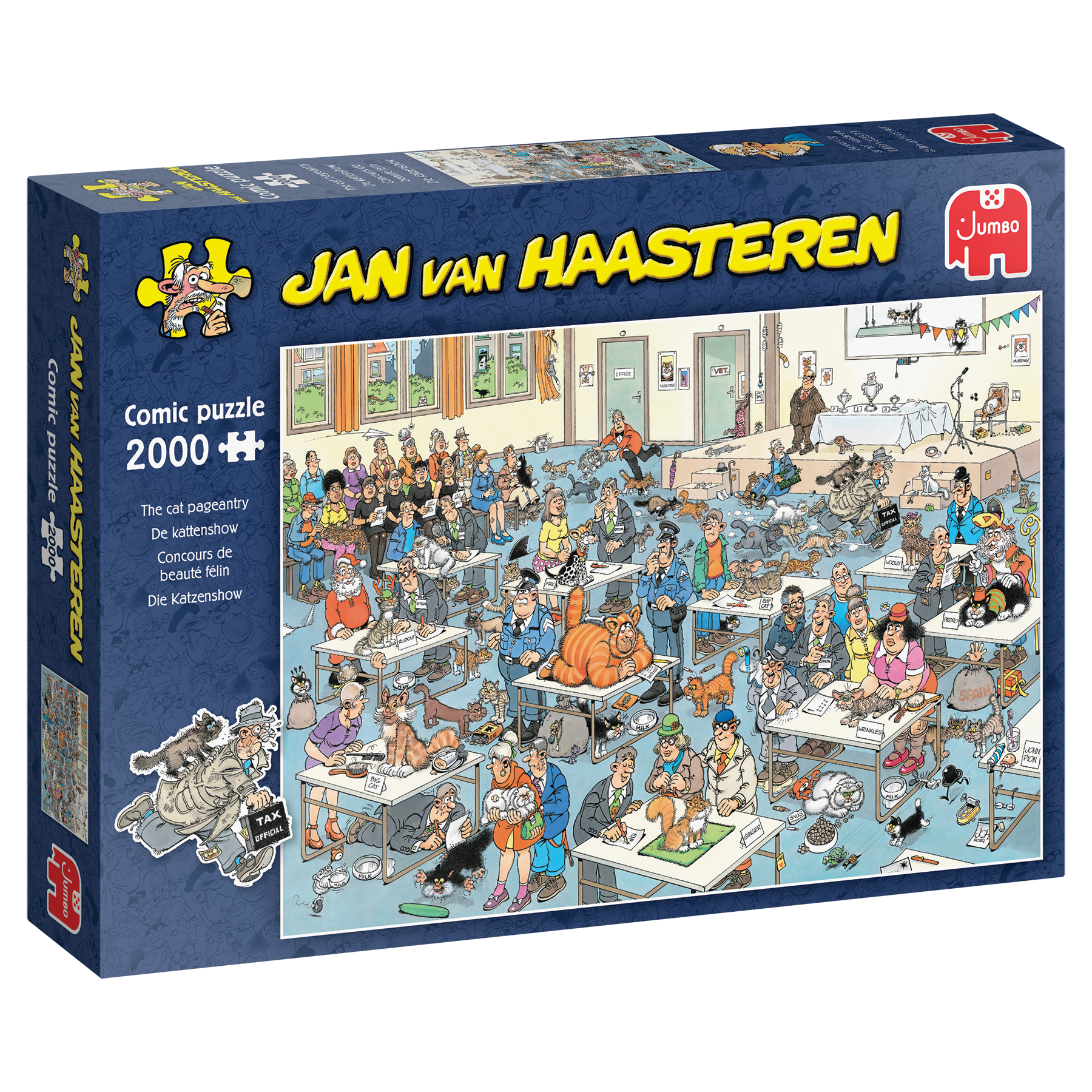 Jan van Haasteren - The cat pageantry  (2000 pieces)