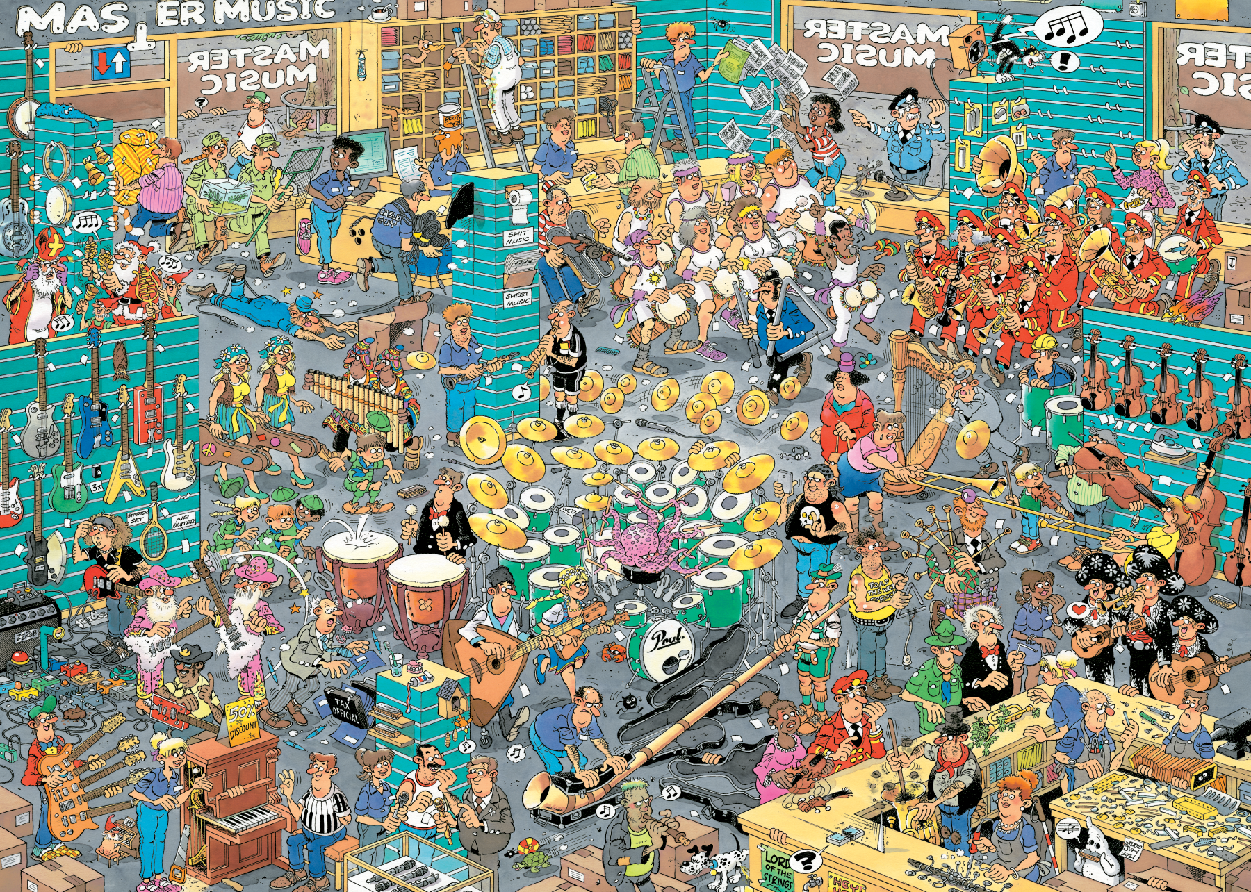 Jan van Haasteren - De Muziekwinkel & Vakantiekriebels (2x1000 stukjes)