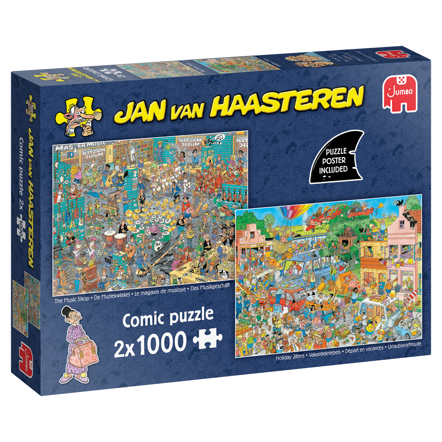 Jan van Haasteren - De Muziekwinkel & Vakantiekriebels (2x1000 stukjes)
