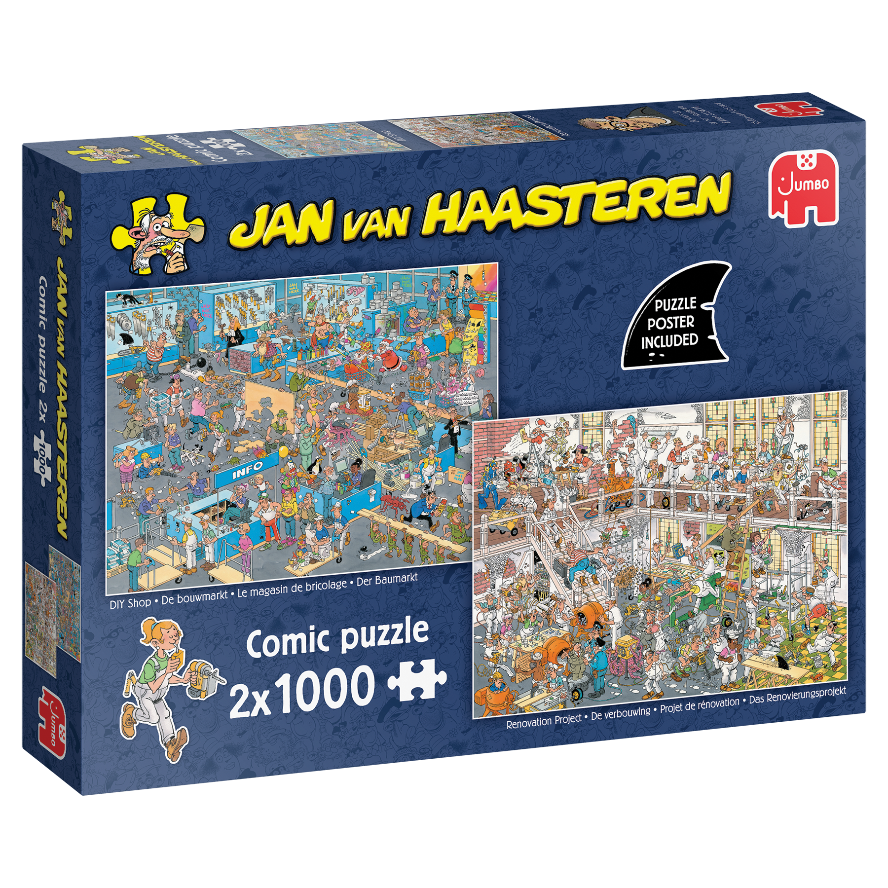 Jan van Haasteren - De verbouwing & De bouwmarkt (2x1000 stukjes)