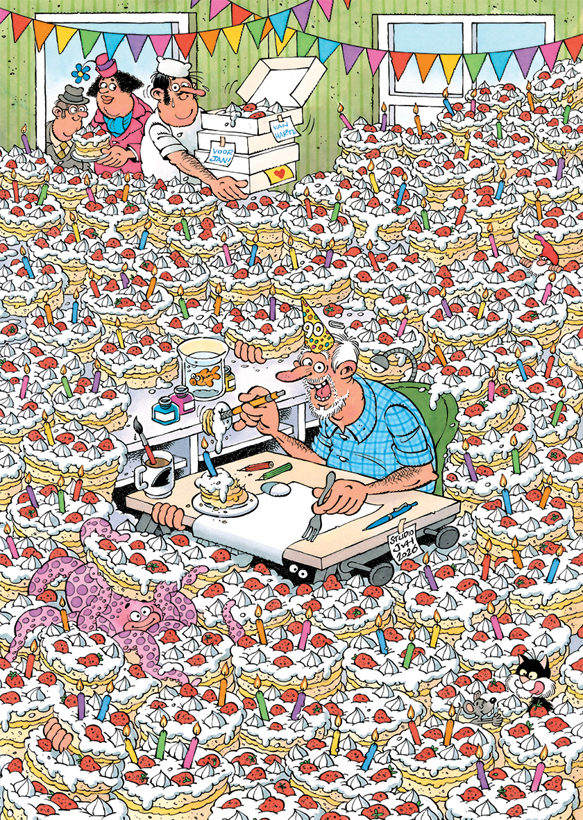 Jan van Haasteren Expert 8 - Hoera, Jan 90 jaar!​ (500 stukjes)