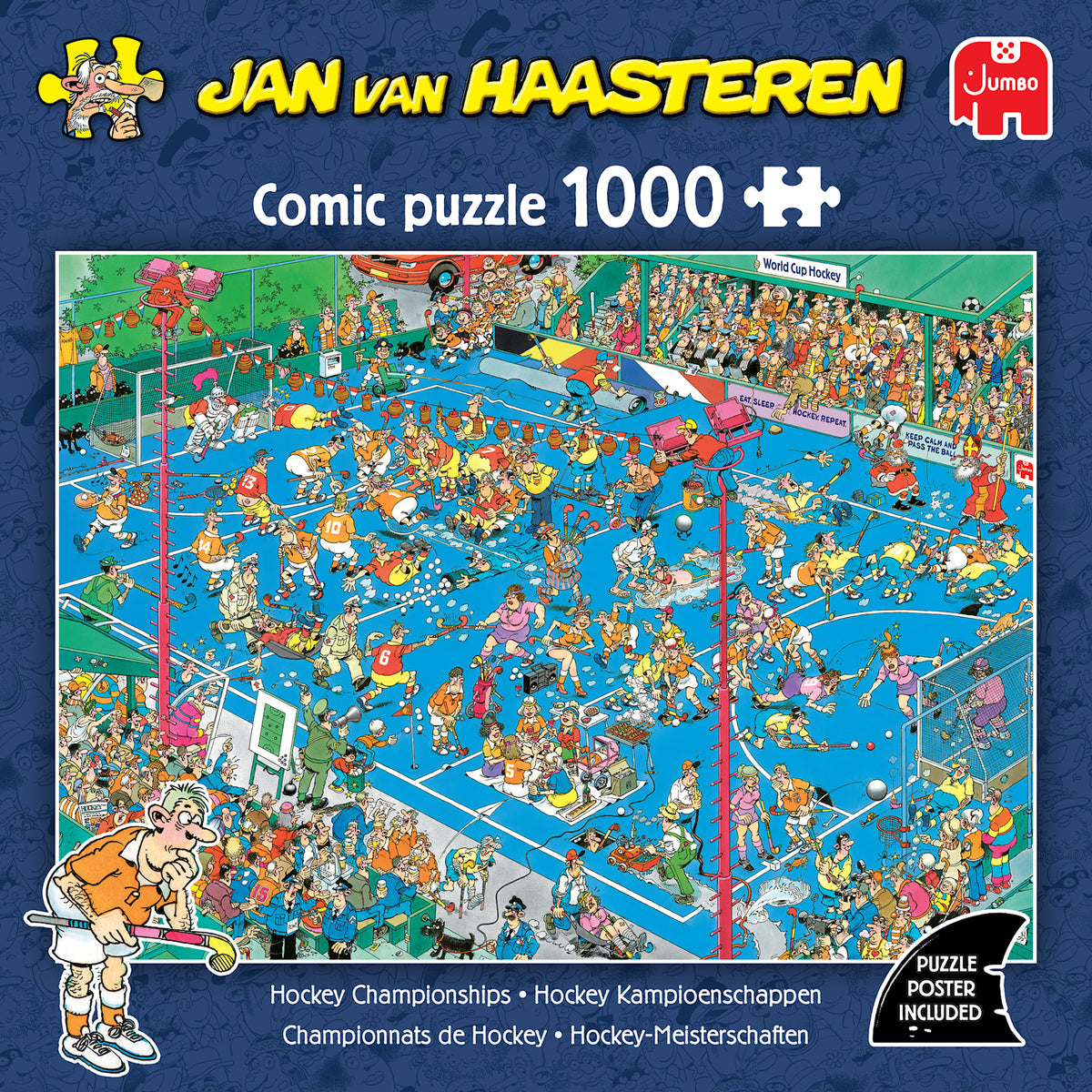 Jan van Haasteren - Hockey Championships (1000 pieces)