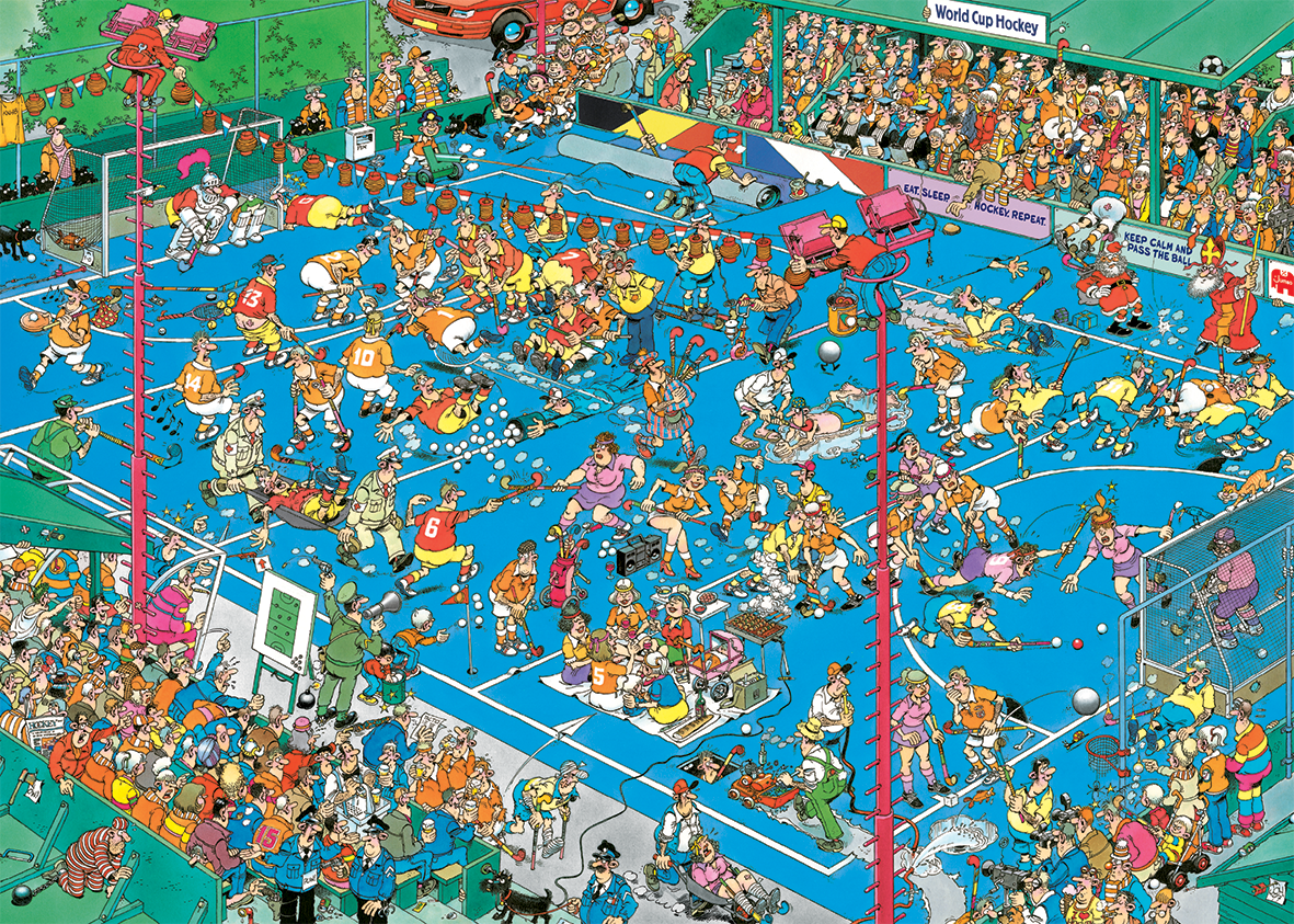 Jan van Haasteren - Hockey Championships (1000 pieces)