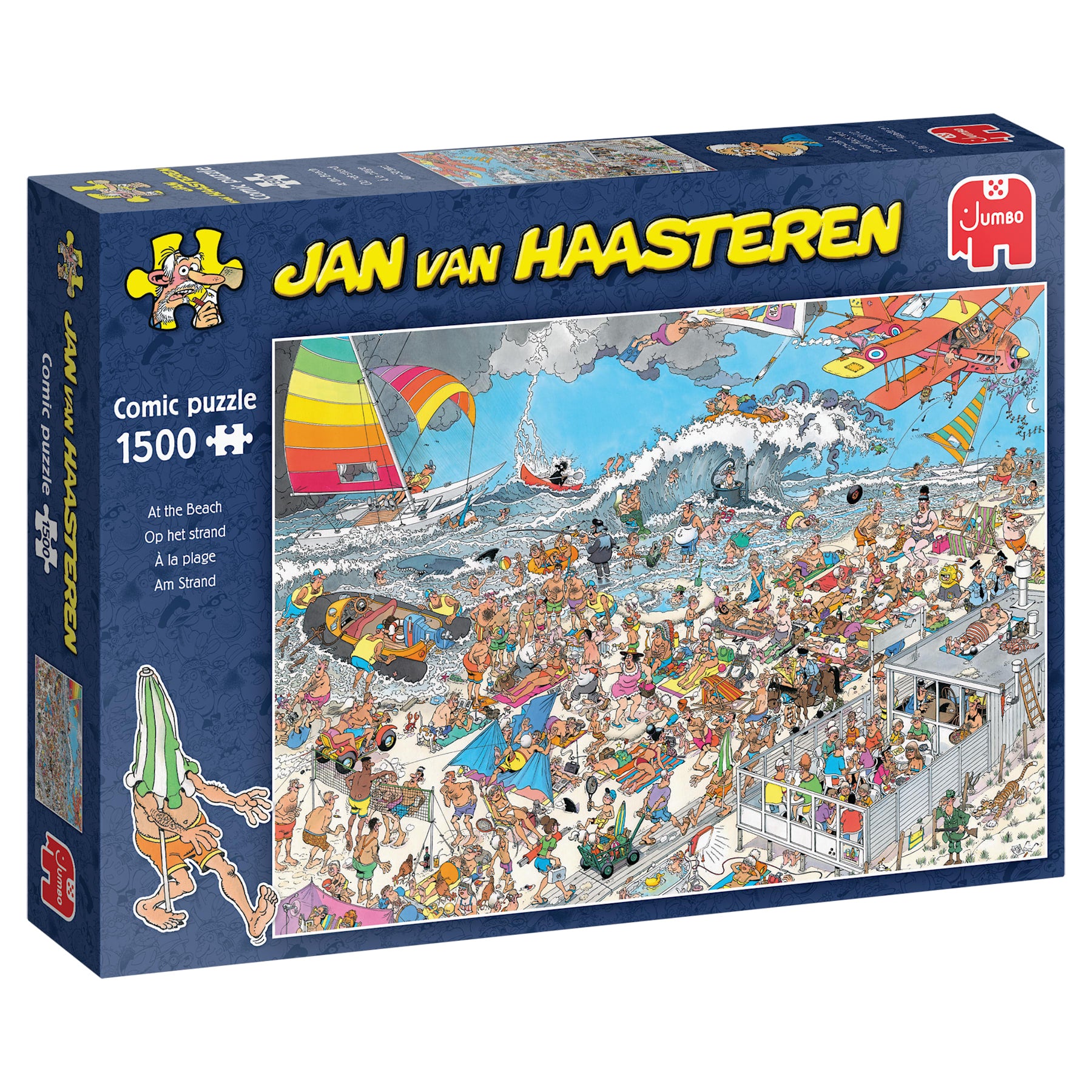 Jan van Haasteren - Op het strand (1500 stukjes)