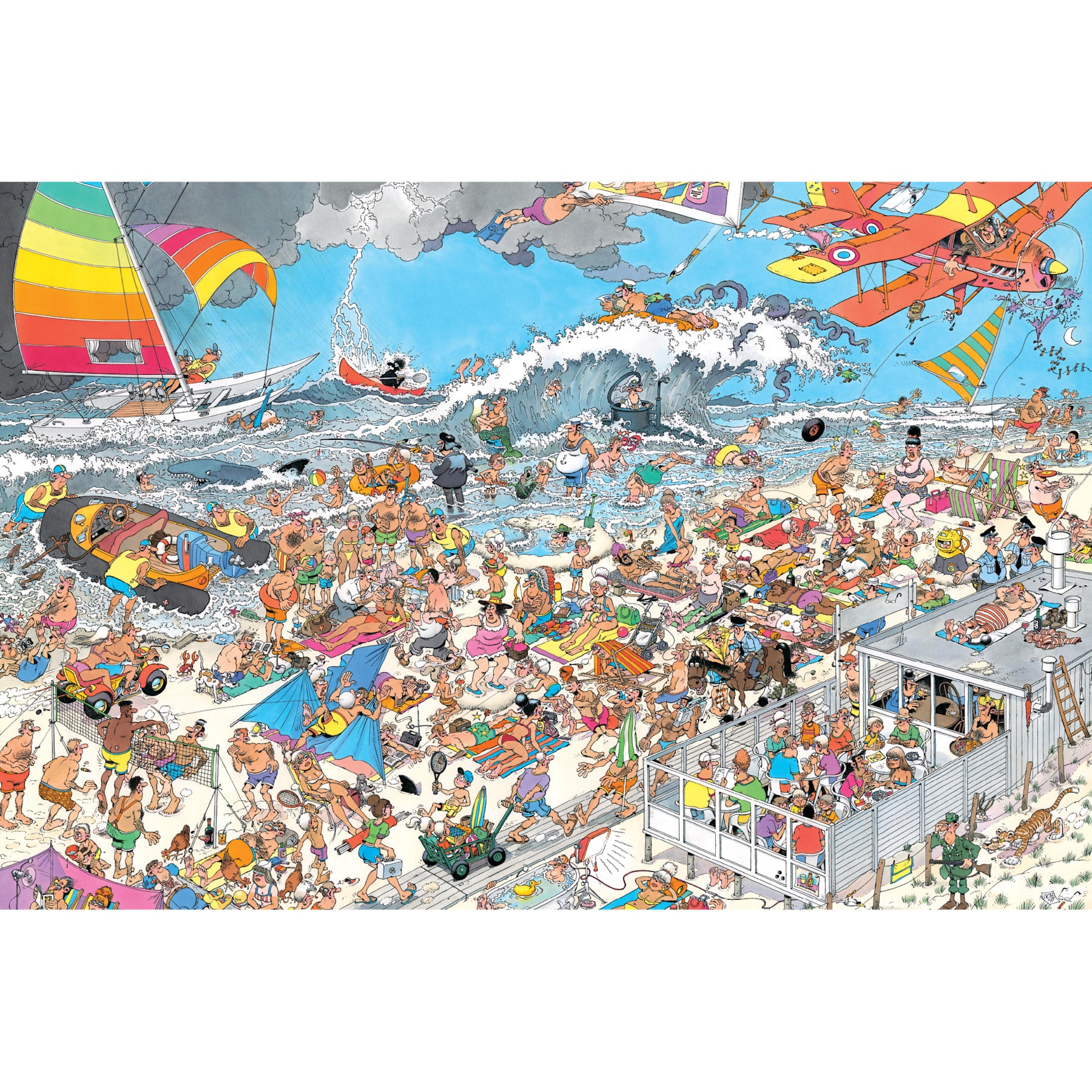 Jan van Haasteren - At the Beach (1500 pieces)