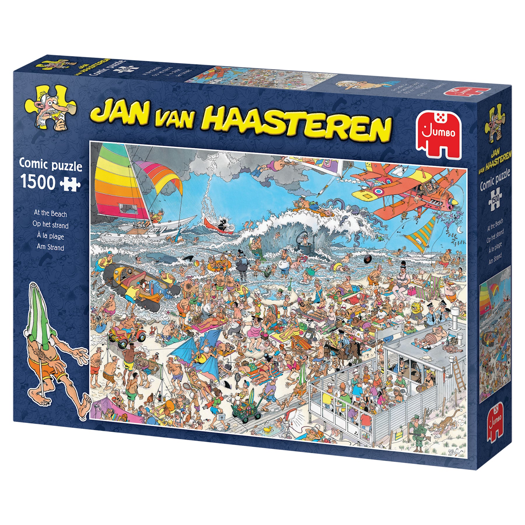 Jan van Haasteren - At the Beach (1500 pieces)