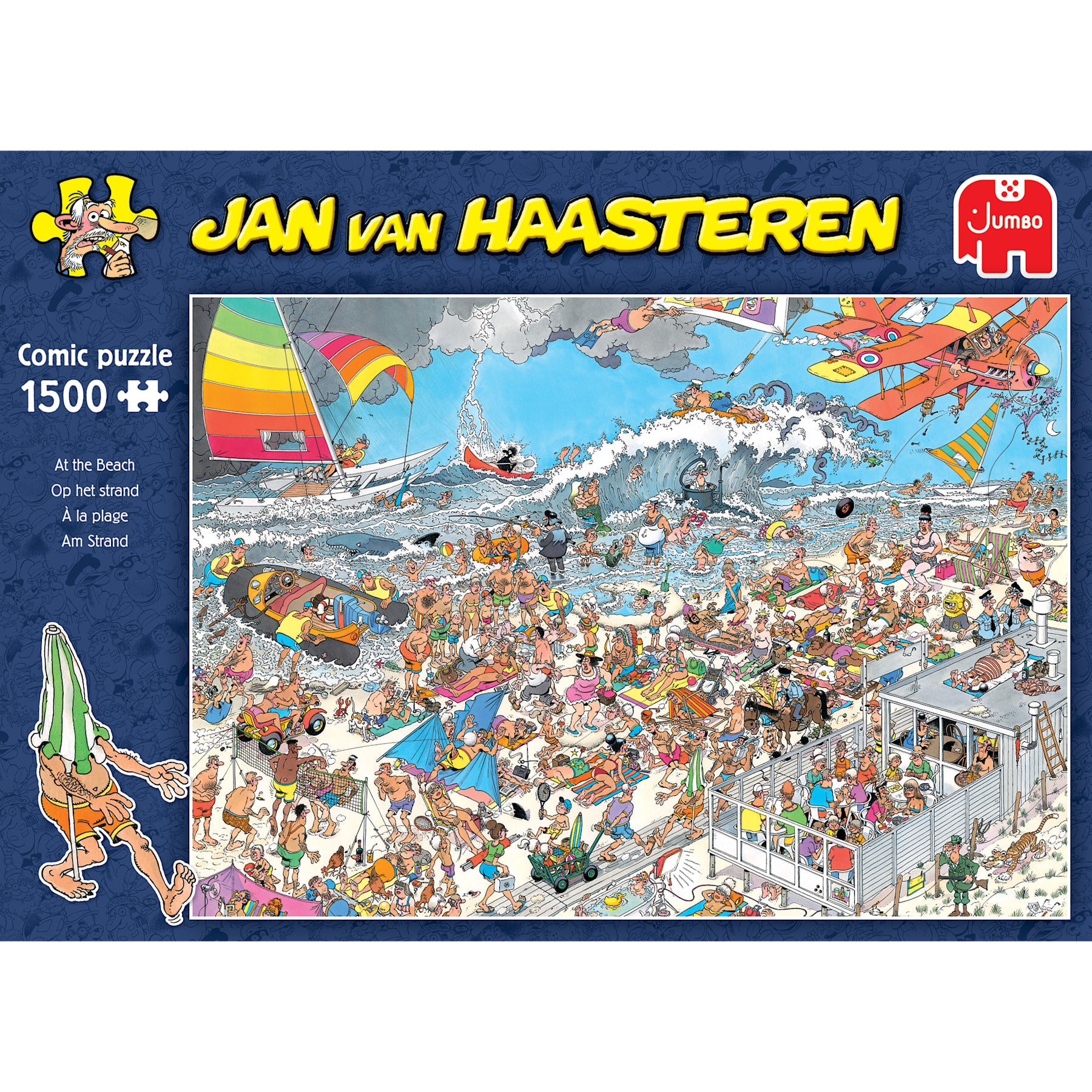 Jan van Haasteren - At the Beach (1500 pieces)