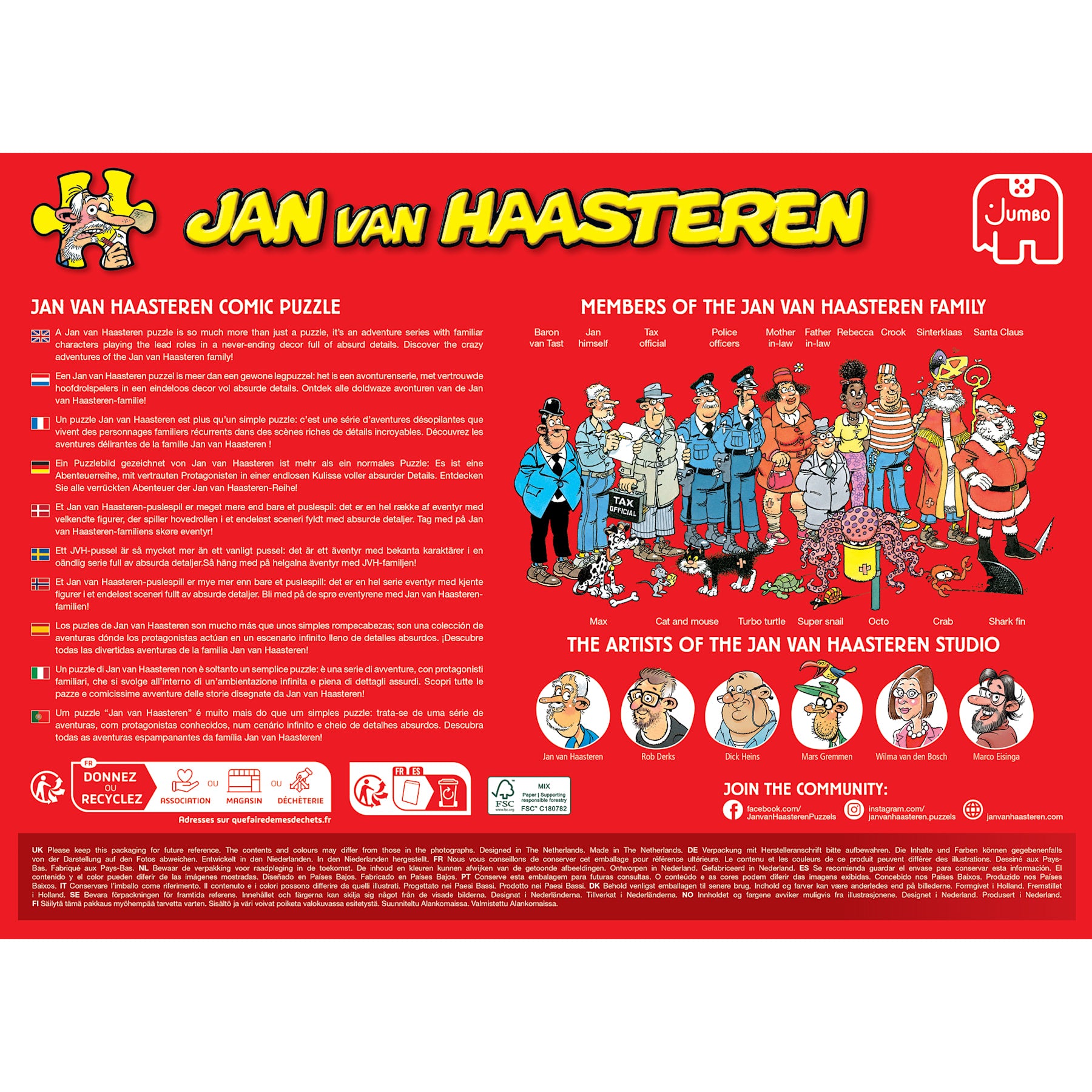 Jan van Haasteren - At the Beach (1500 pieces)