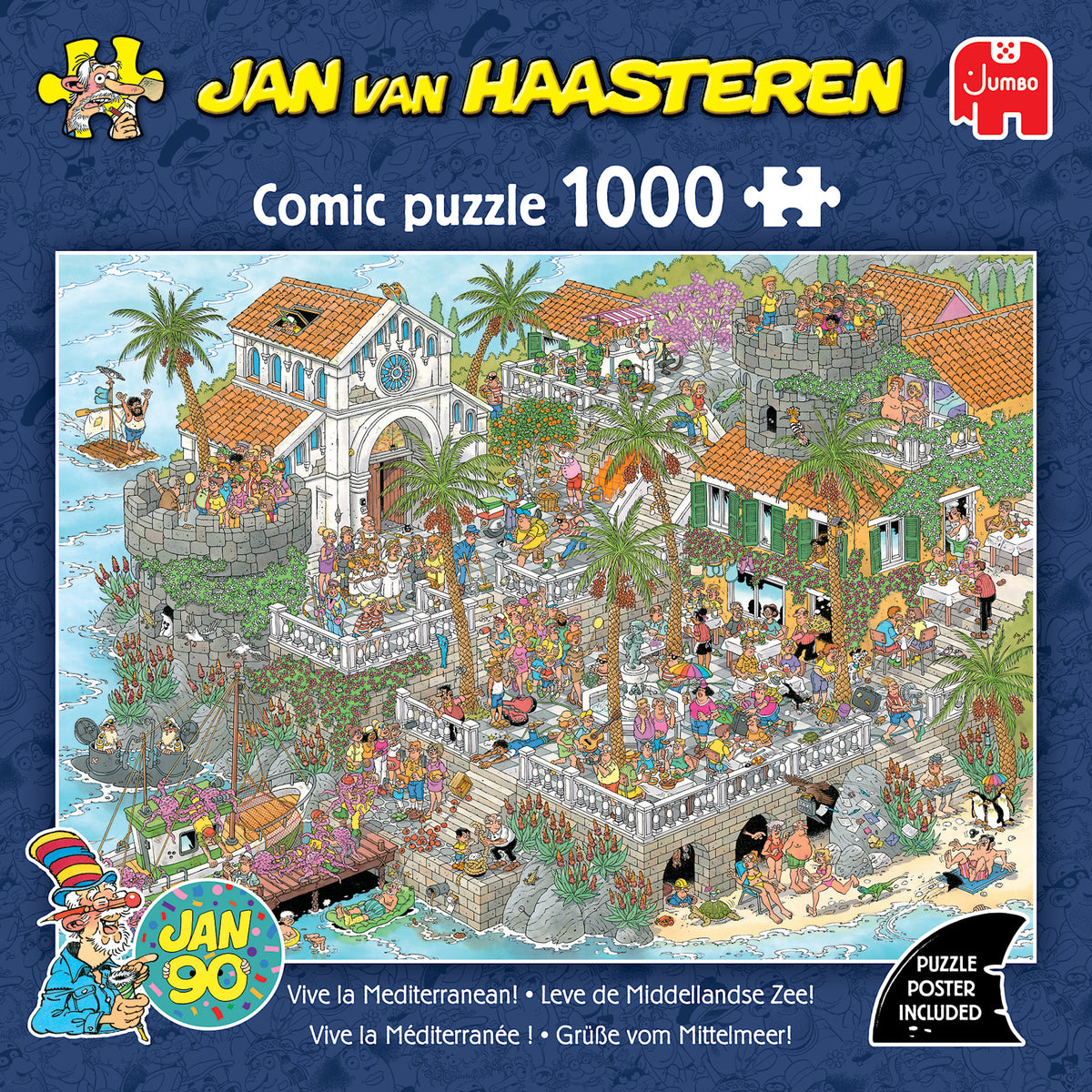 Jan van Haasteren - Vive la Mediterranean! (1000 pieces)