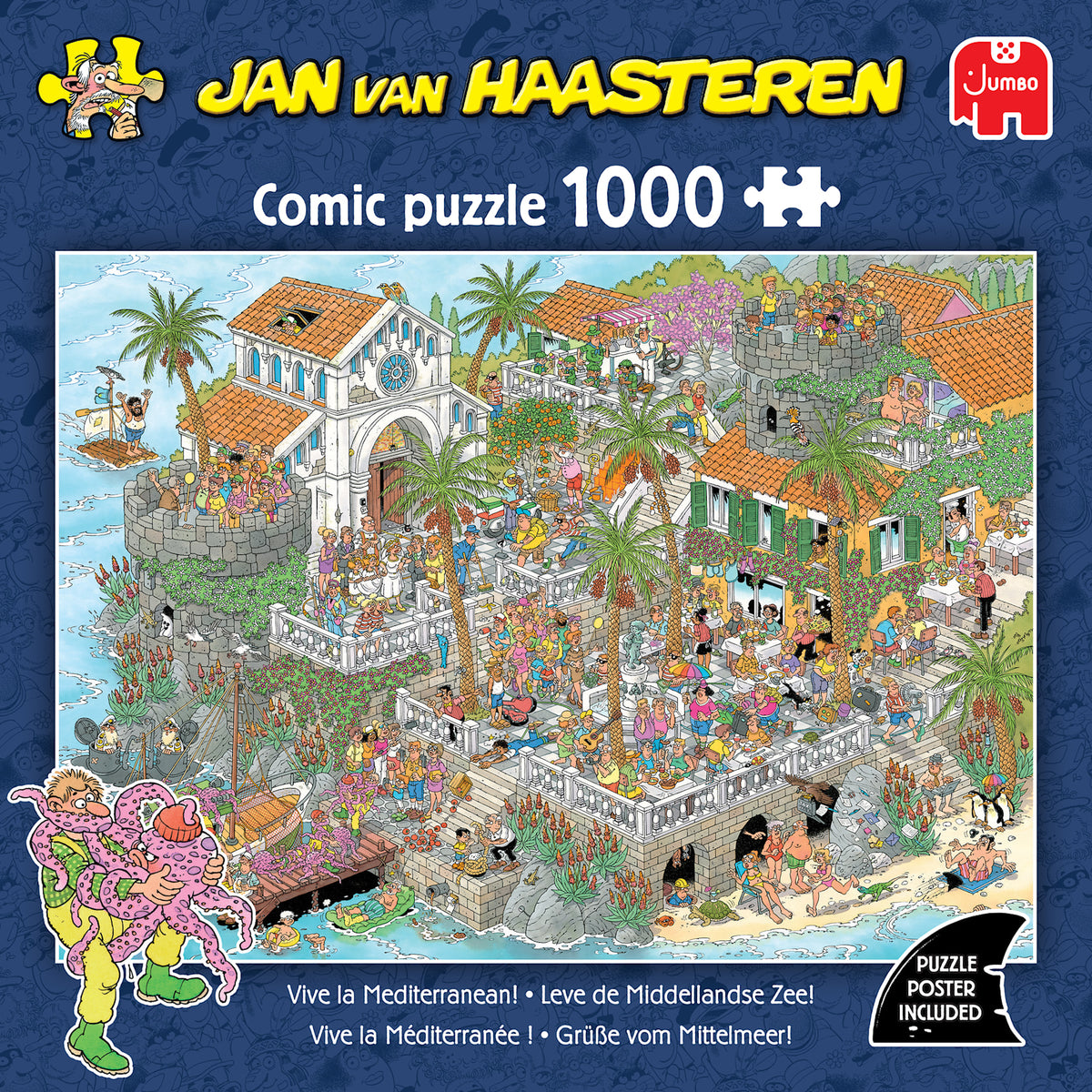 Jan van Haasteren - Vive la Mediterranean! (1000 pieces)