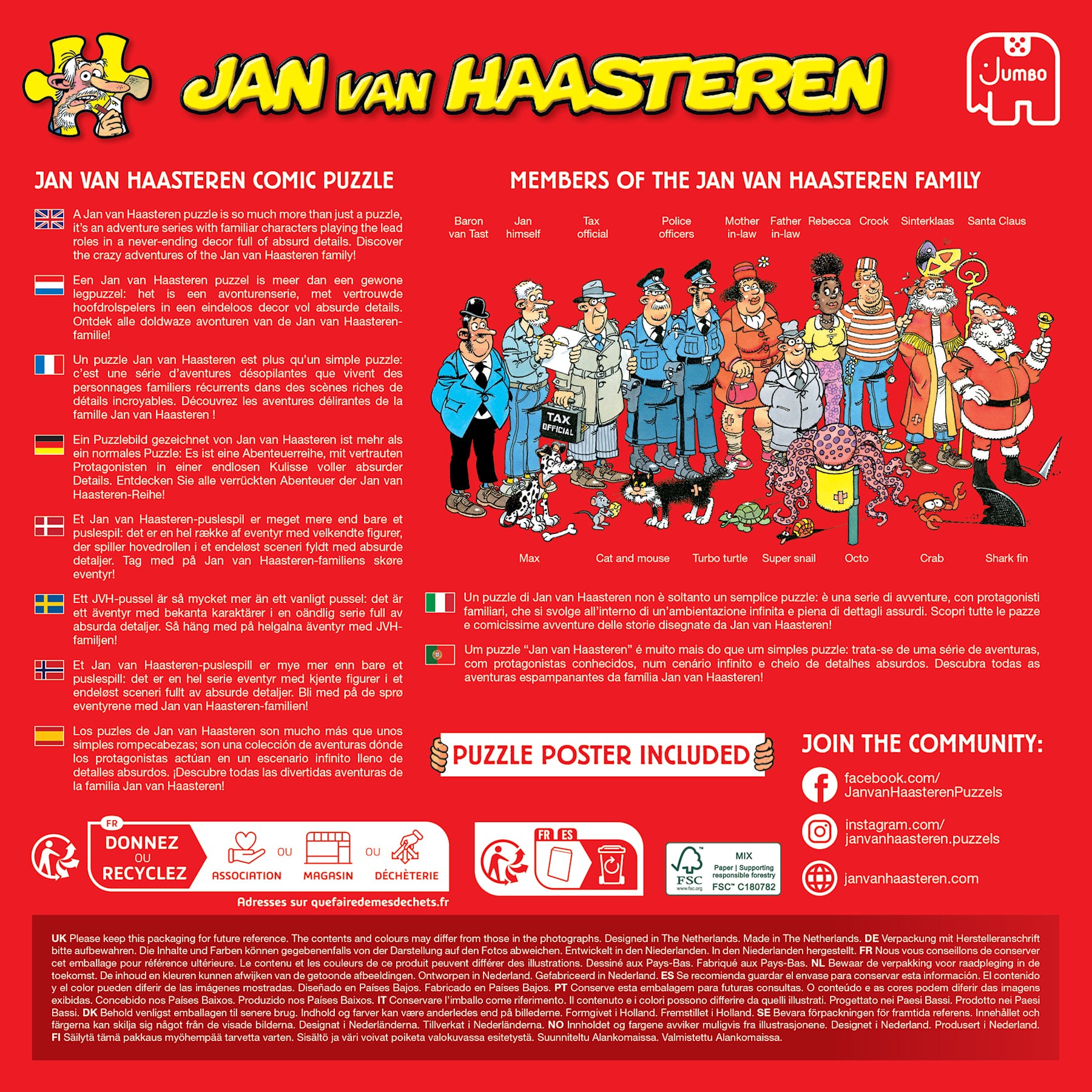 Jan van Haasteren - Vive la Mediterranean! (1000 pieces)