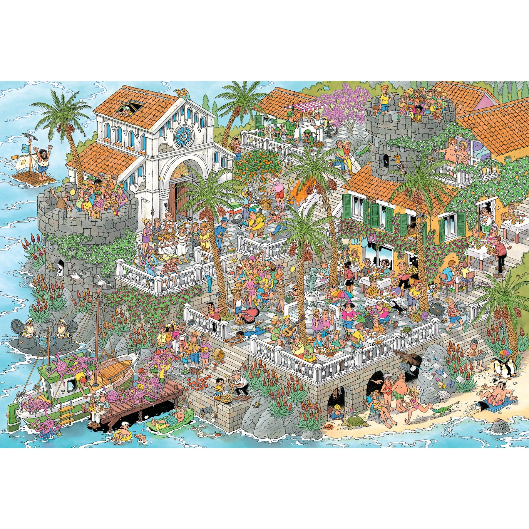 Jan van Haasteren - Vive la Mediterranean! (2000 pieces)