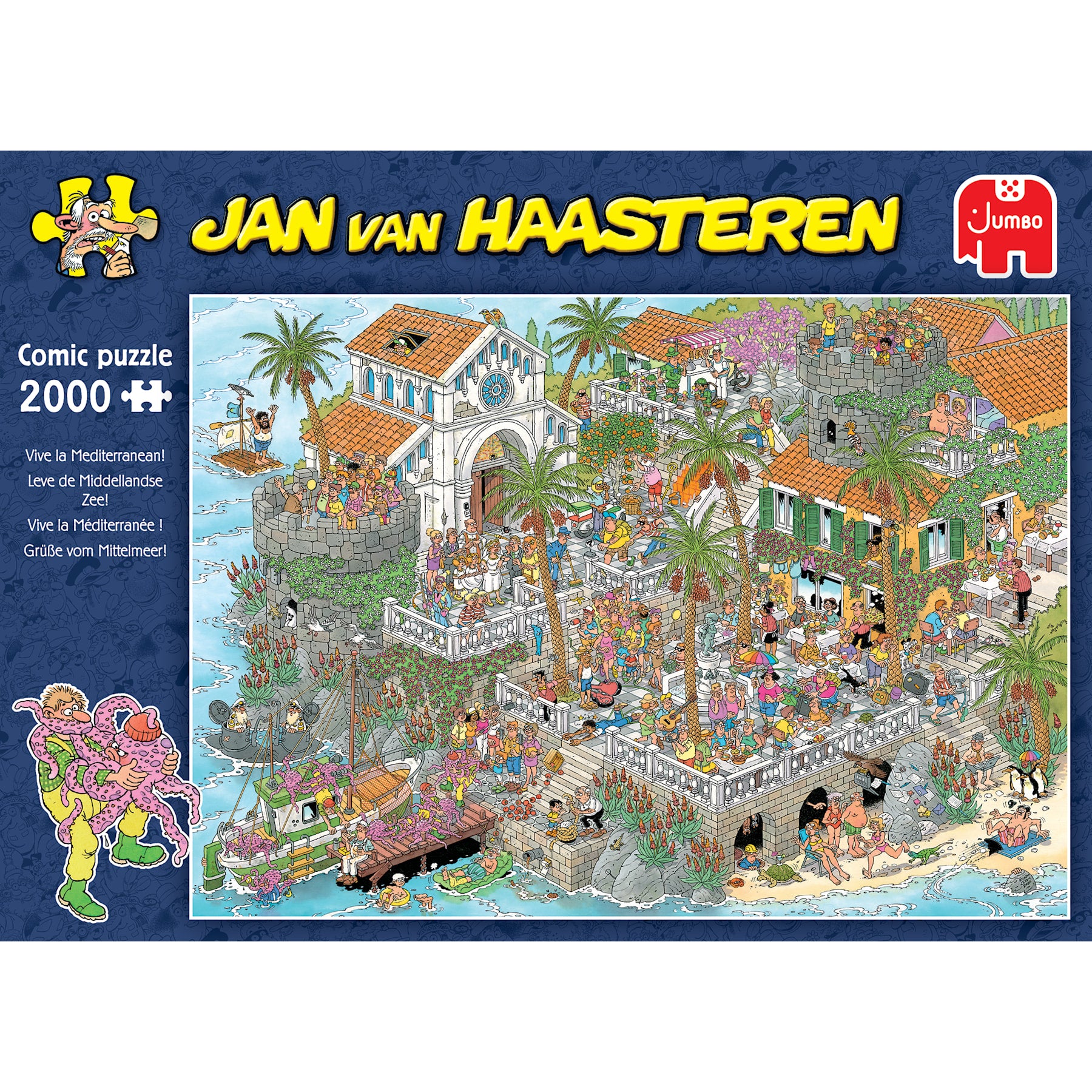 Jan van Haasteren - Vive la Mediterranean! (2000 pieces)