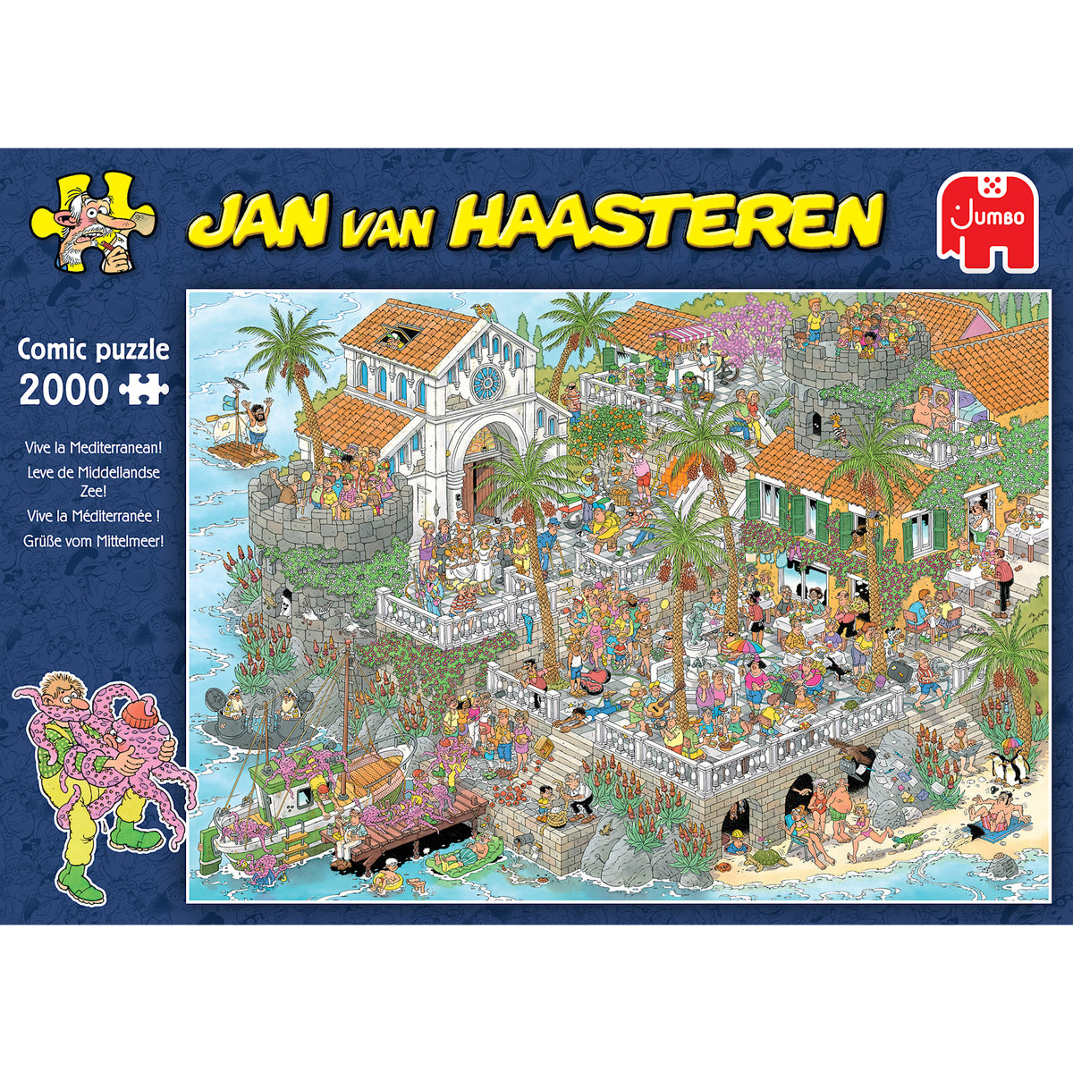 Jan van Haasteren - Leve de Middellandse Zee! (2000 pieces)