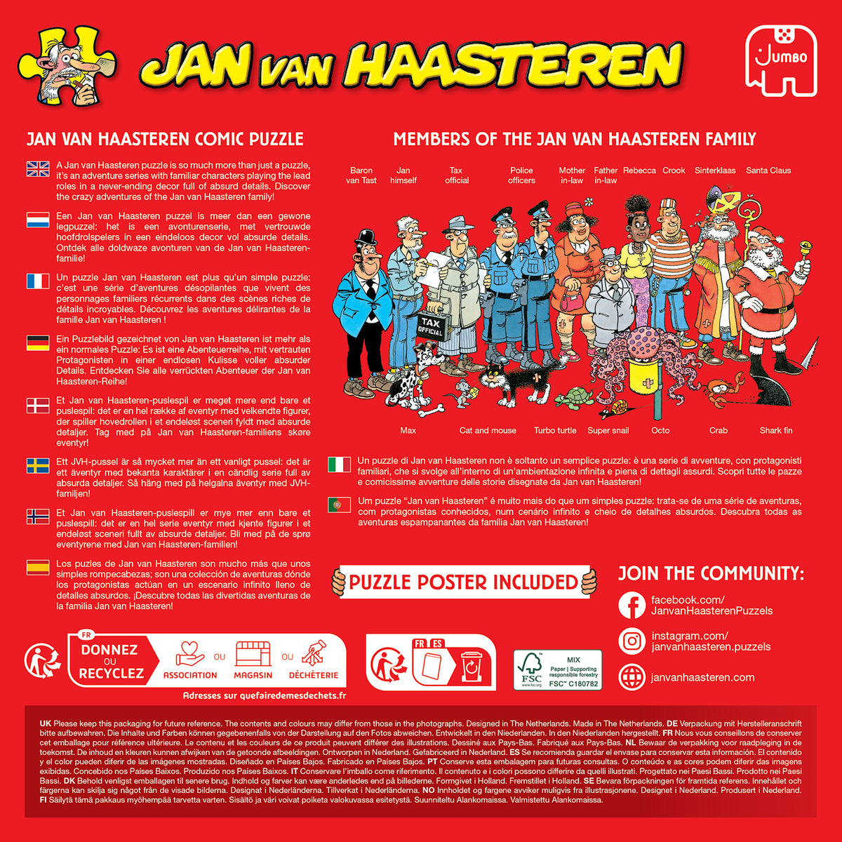 Jan van Haasteren - Passion for Fashion (1000 pieces)