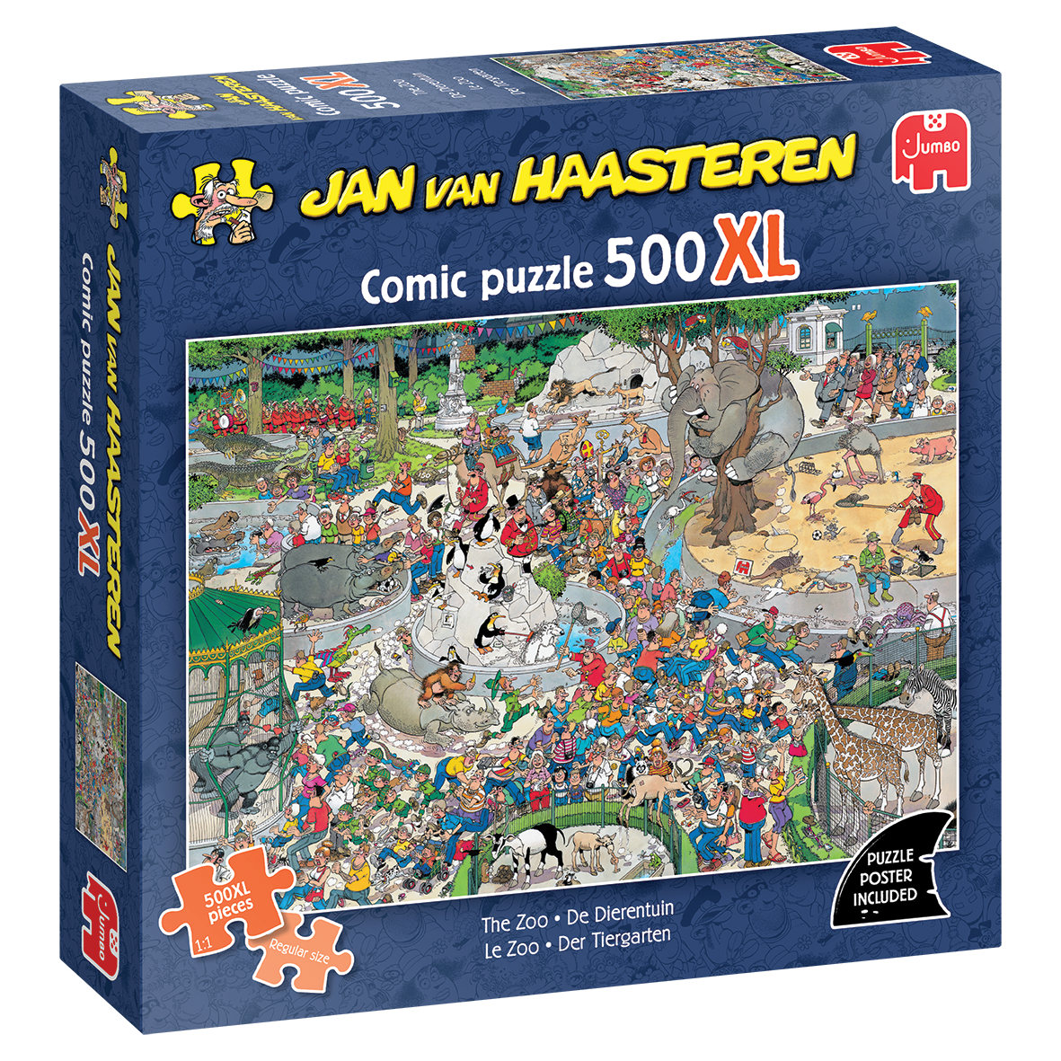 Jan van Haasteren 500XL - The Zoo (500 pieces)