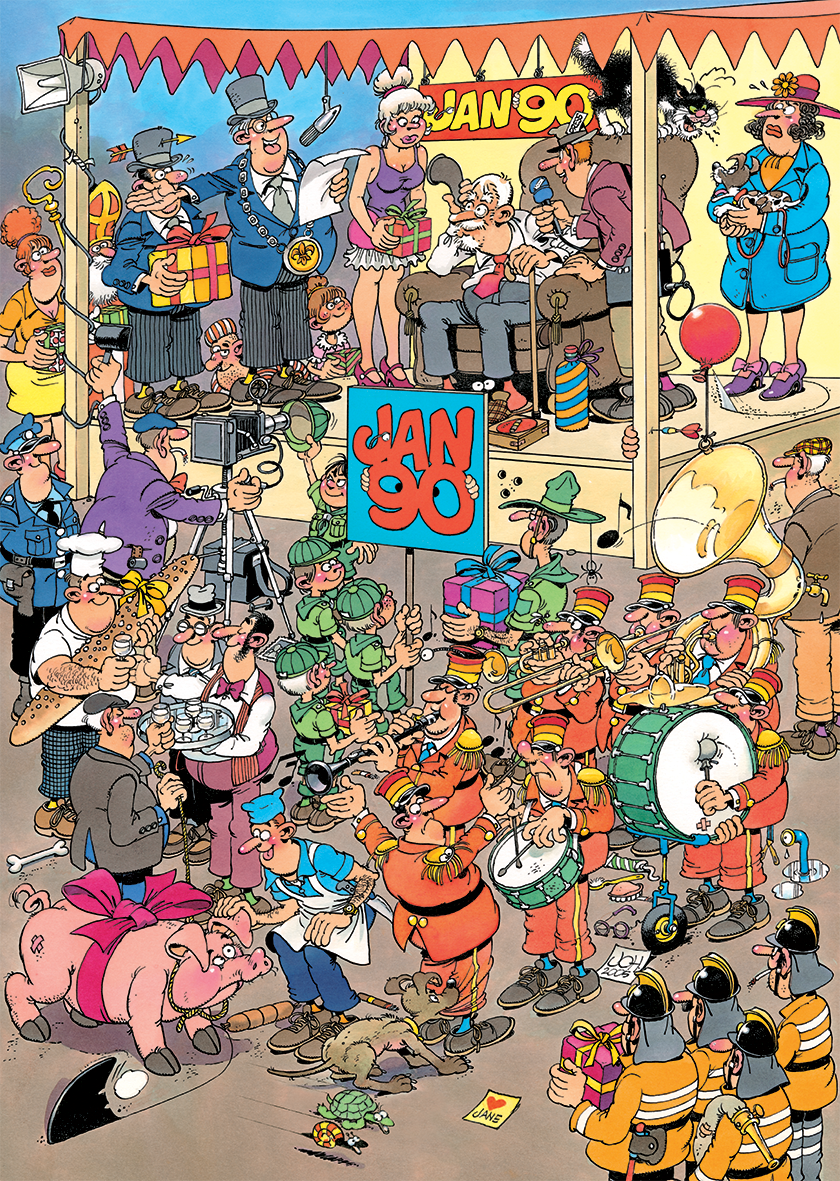 Jan van Haasteren - Happy 90th! (500 pieces) Jan van Haasteren - Happy 90th! (500 pieces)