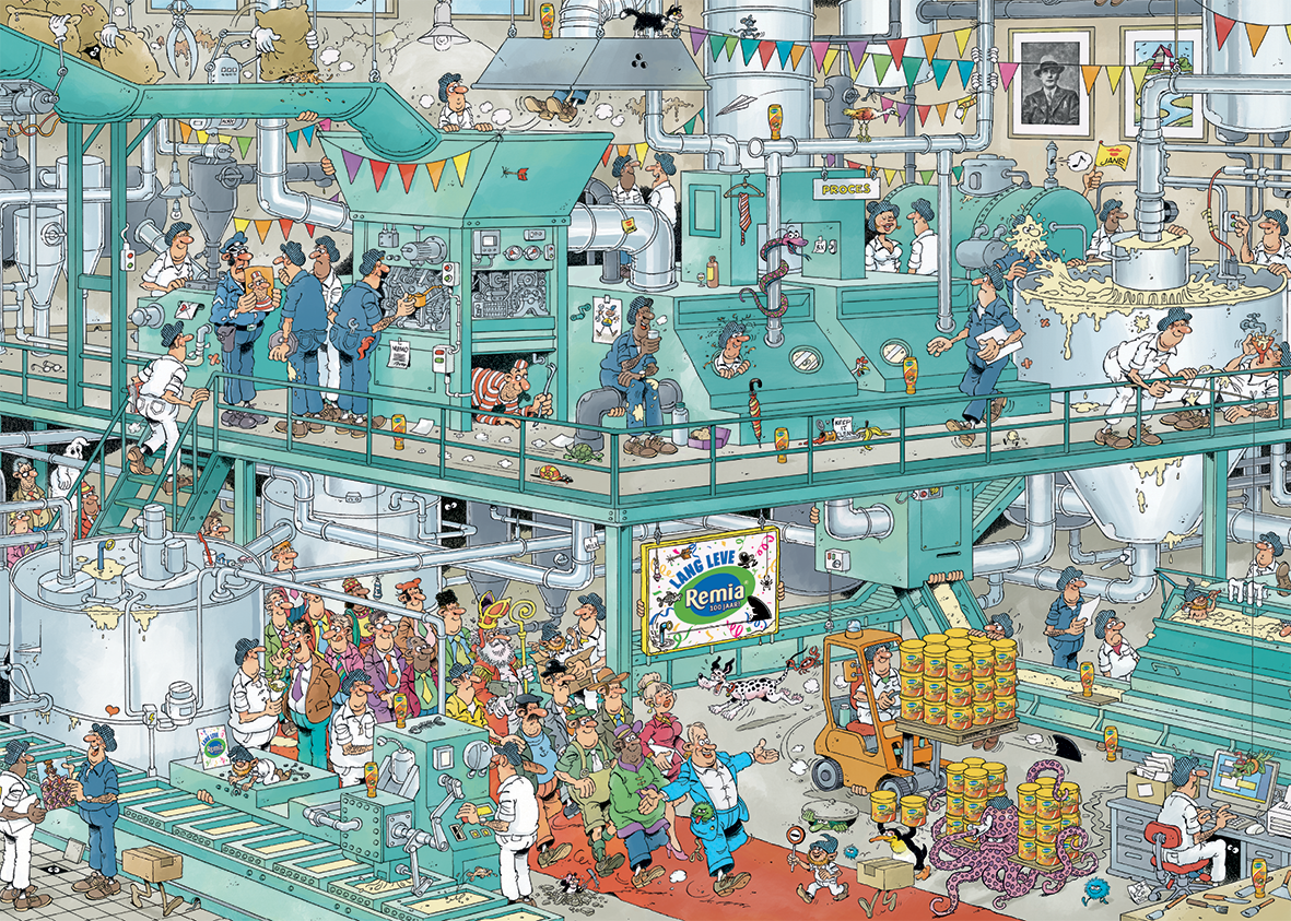 Jan van Haasteren - Remia Factory - 100th anniversary edition (1000 pieces)