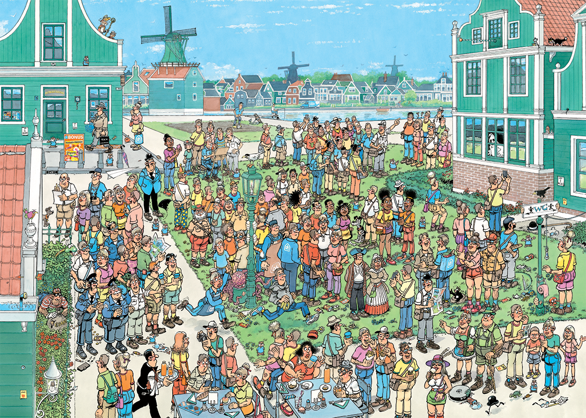 Jan van Haasteren - Albert Heijn op de Zaanse Schans (1000 pieces)