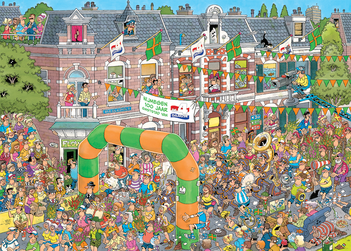 Jan van Haasteren - Nijmegen Vierdaagse special (1000 pieces)