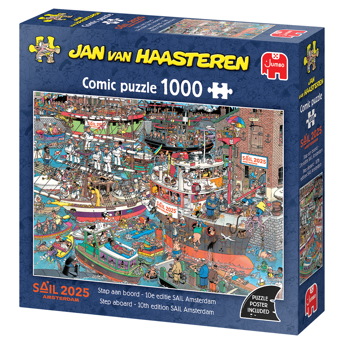 Jan van Haasteren - Step aboard - 10th edition SAIL Amsterdam (1000 pieces)