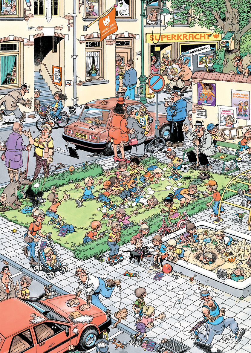 Jan van Haasteren - Kinderpostzegels (500 pieces)