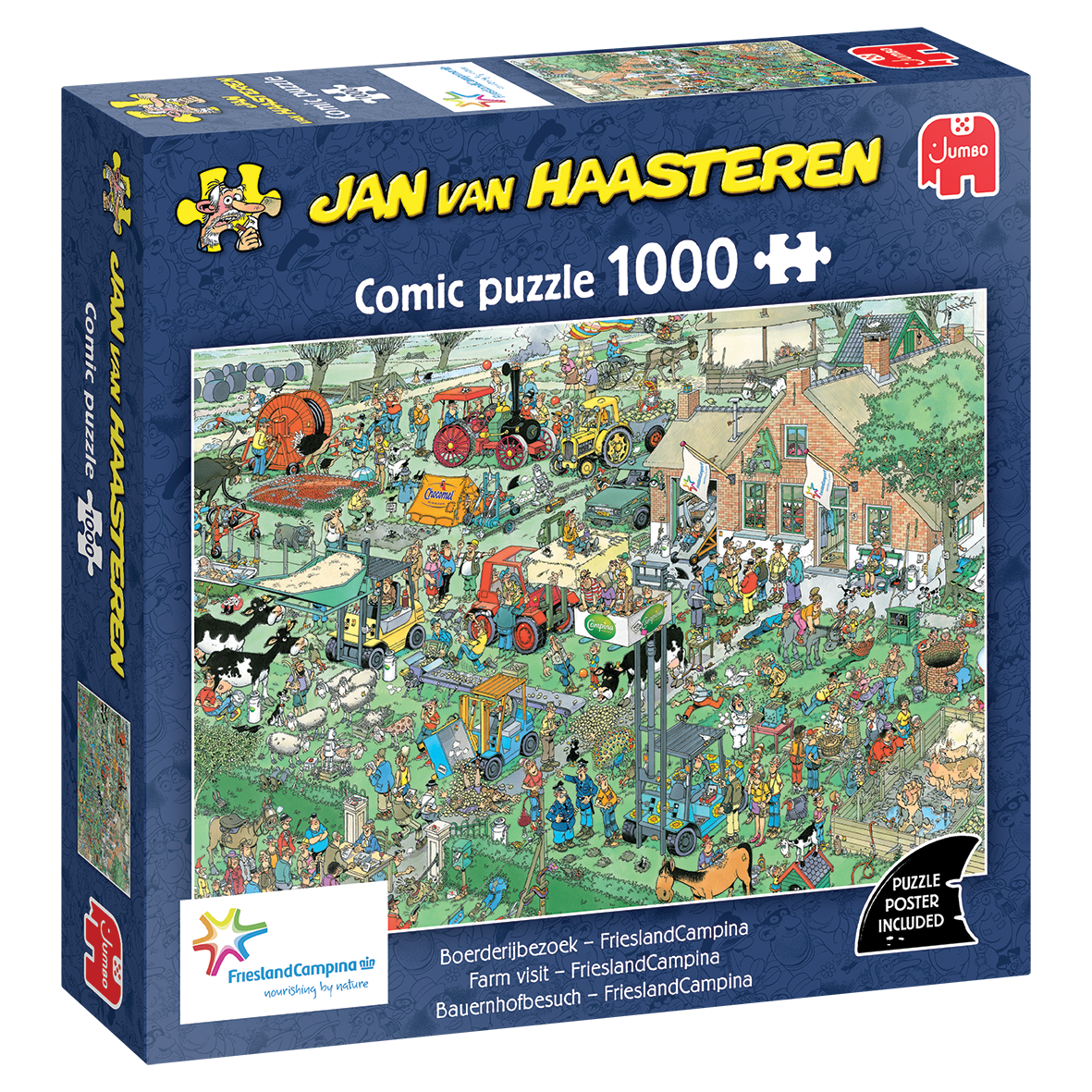 Jan van Haasteren - Farm visit – FrieslandCampina (1000 pieces)