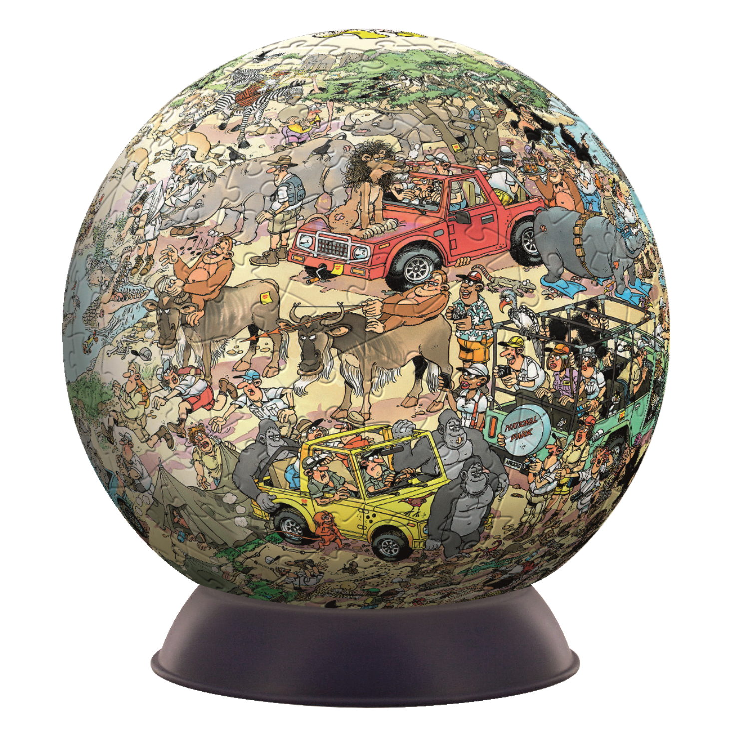 Jan van Haasteren - Safari puzzle-a-round (240 pieces)