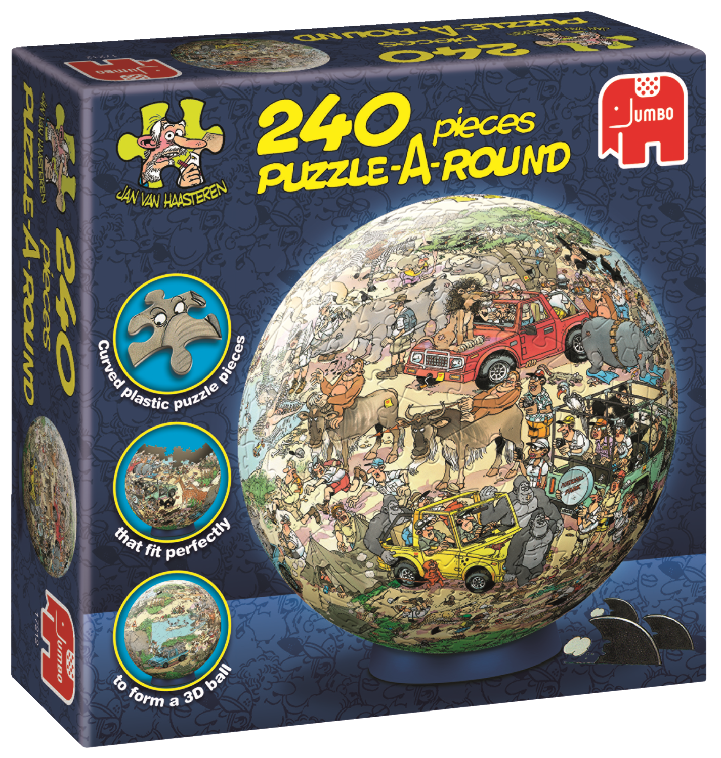 Jan van Haasteren - Safari puzzle-a-round (240 pieces)