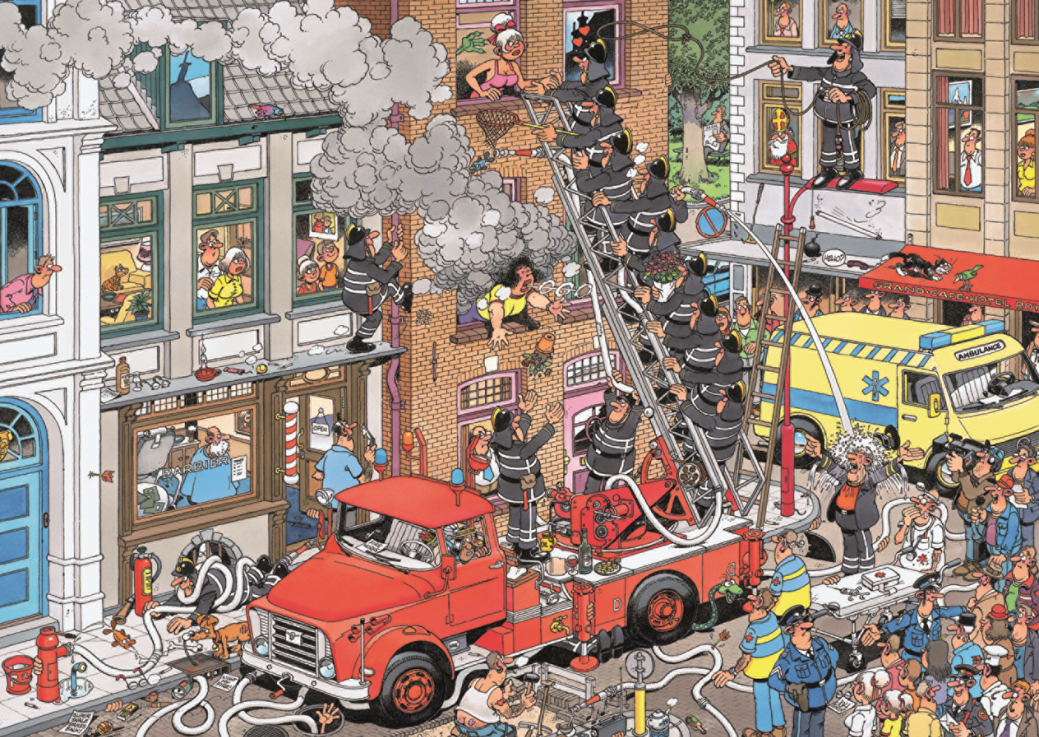 Jan van Haasteren - Fire! (500 pieces)