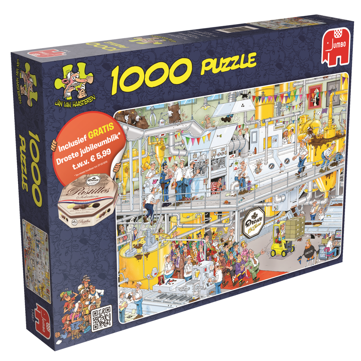Jan van Haasteren - The Chocolate Factory Droste (1000 pieces)