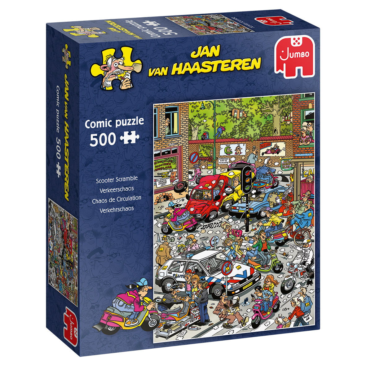 Jan van Haasteren - Scooter Scramble (500 pieces)