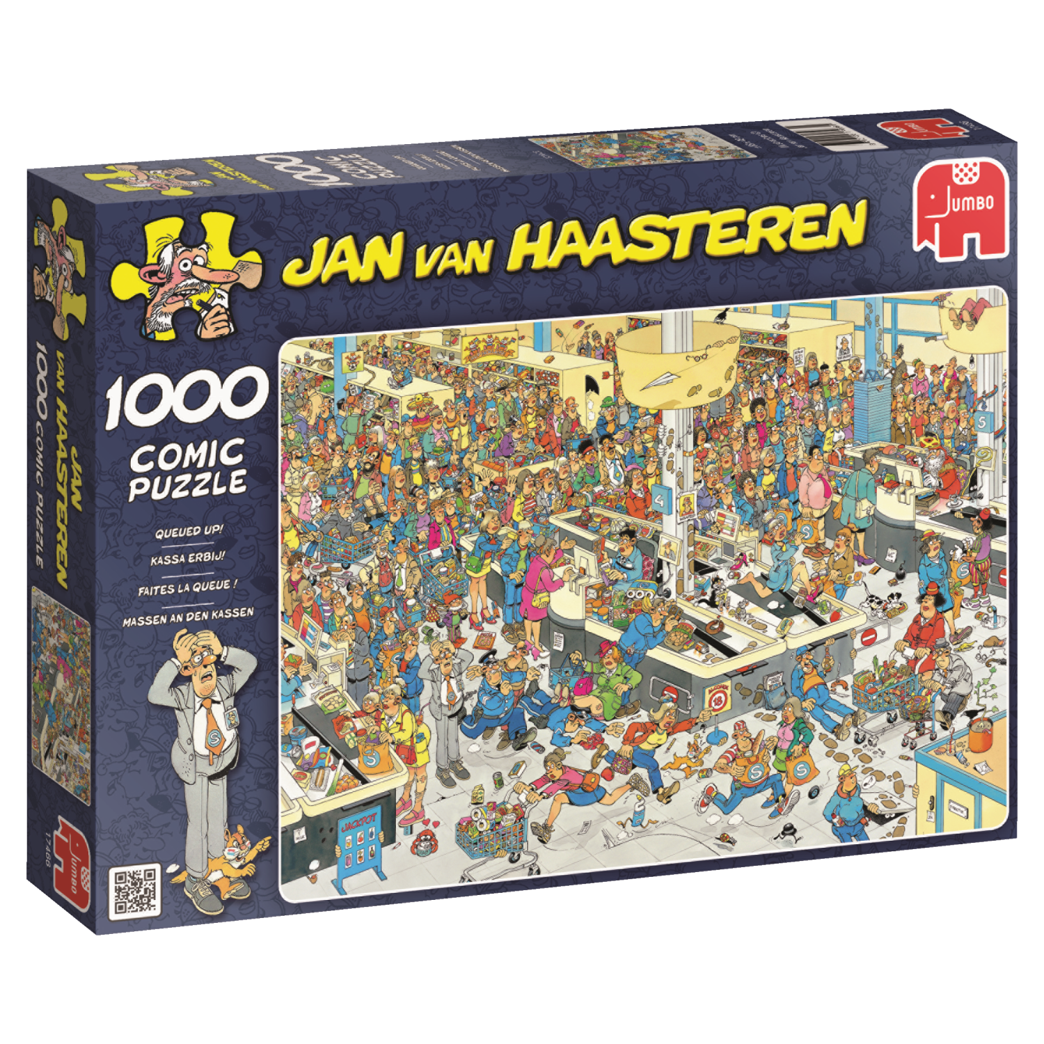 Jan van Haasteren - Queued Up! (1000 pieces)