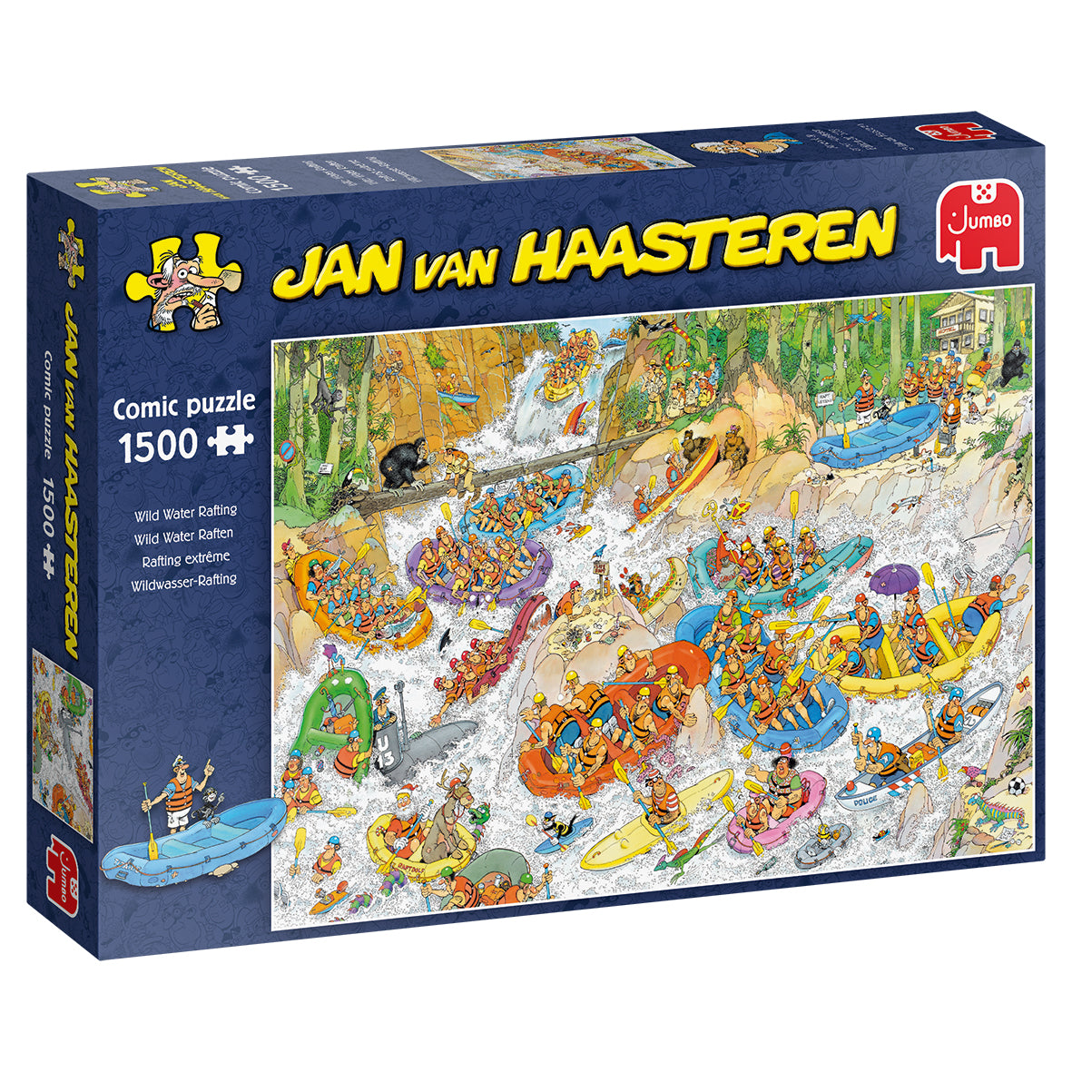 Jan van Haasteren - Wild Water Rafting (1500 pieces)