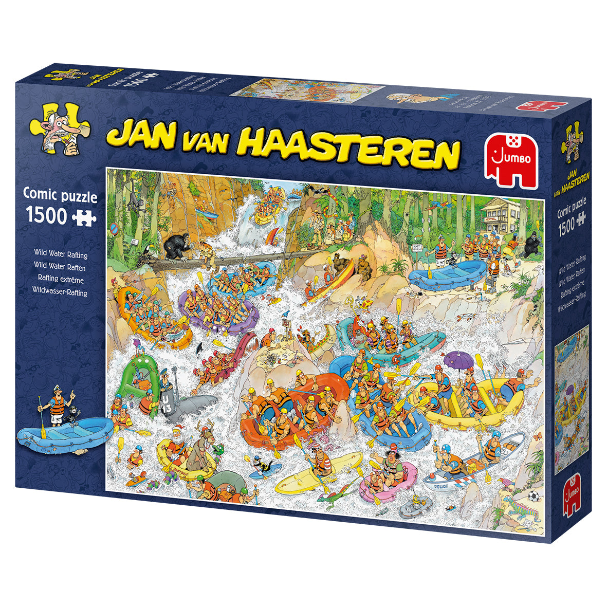 Jan van Haasteren - Wild Water Rafting (1500 pieces)