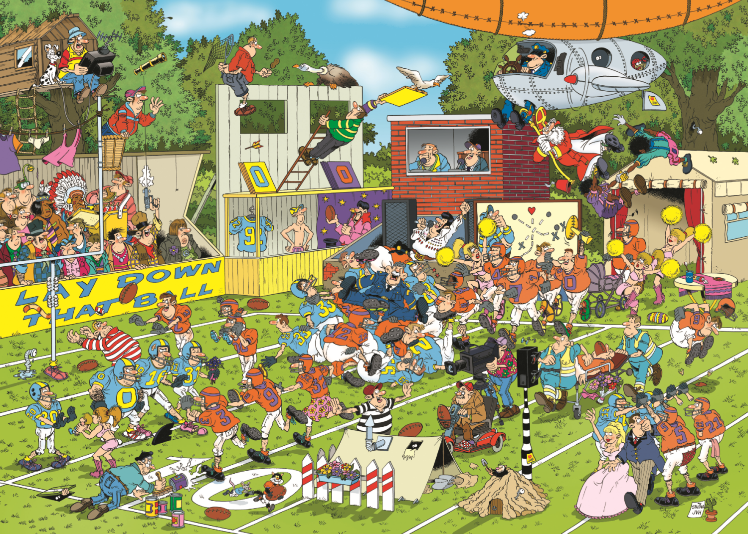 Jan van Haasteren - Chaos on the Field (150 pieces)