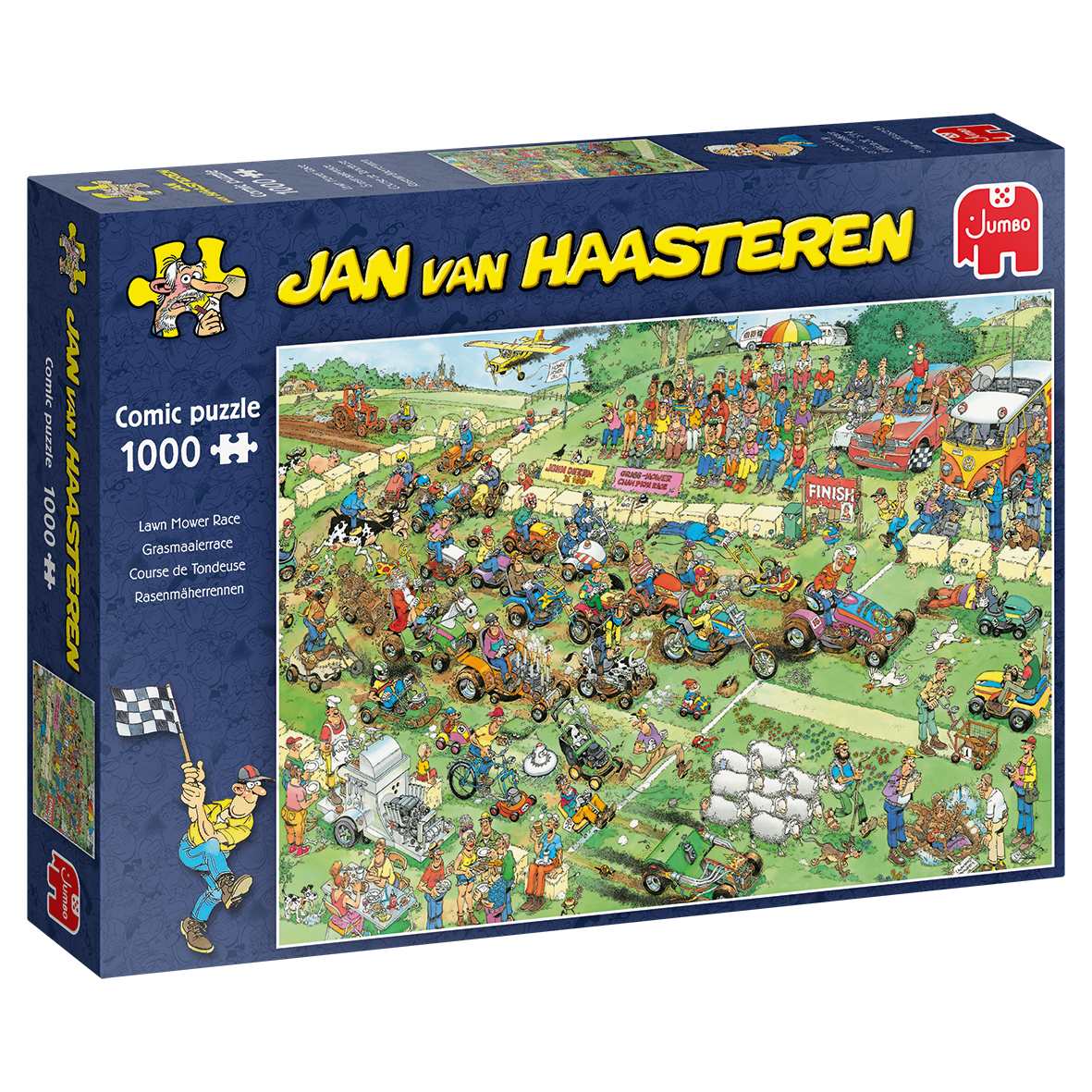 Jan van Haasteren - Lawn Mower Race (1000 pieces)