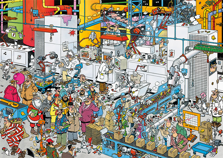 Jan van Haasteren - Candy Factory (500 pieces)