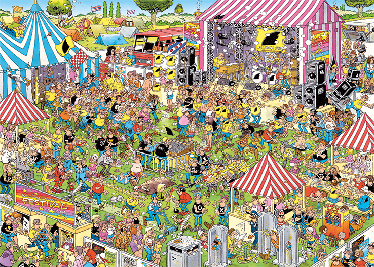 Jan van Haasteren - Pop Festival (1000 pieces)