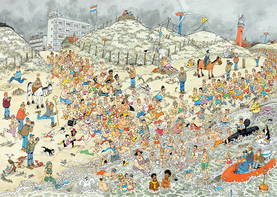 Jan van Haasteren - Nieuwjaarsduik (2000 stukjes)