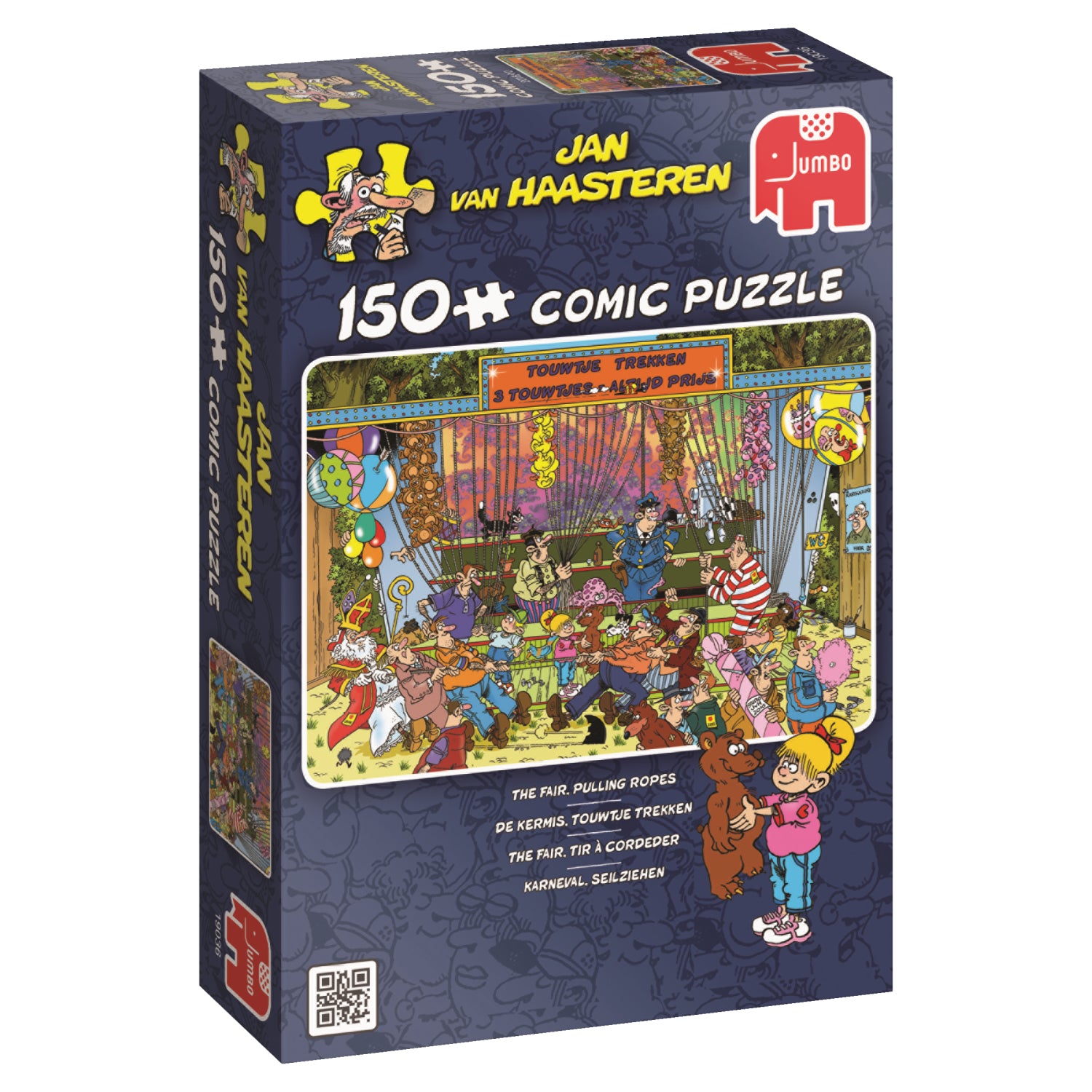 Jan van Haasteren - The Fair, Pulling Ropes (150 pieces)