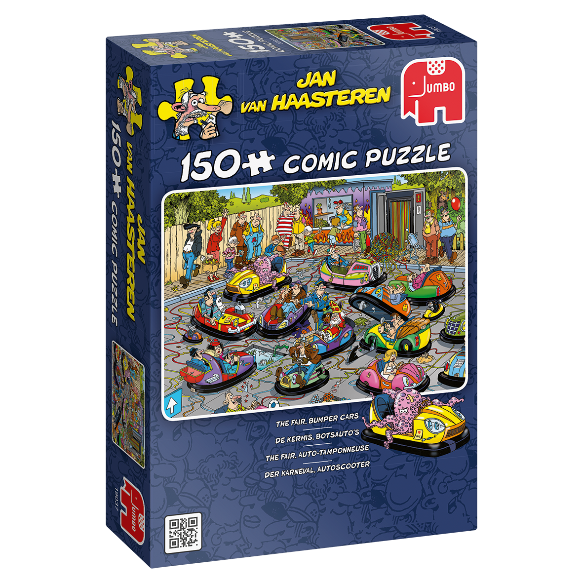 Jan van Haasteren - The Fair, Bumper Cars (150 pieces)