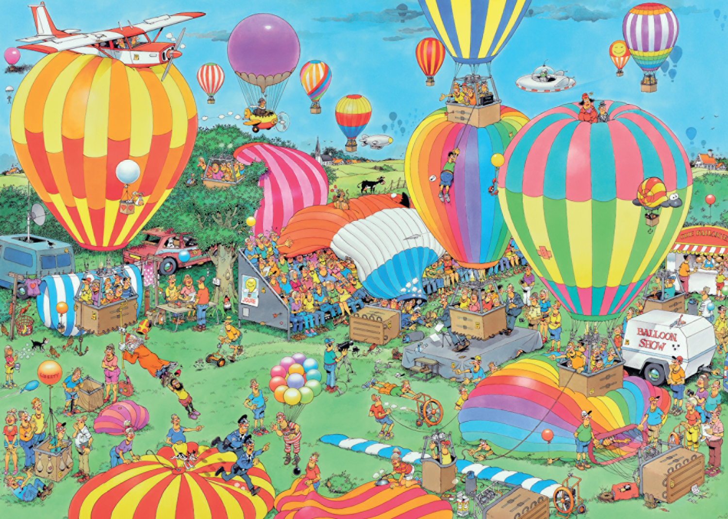 Jan van Haasteren - The Balloon Festival (1000 pieces)