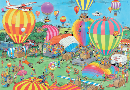 Jan van Haasteren - The Balloon Festival (2000 pieces)