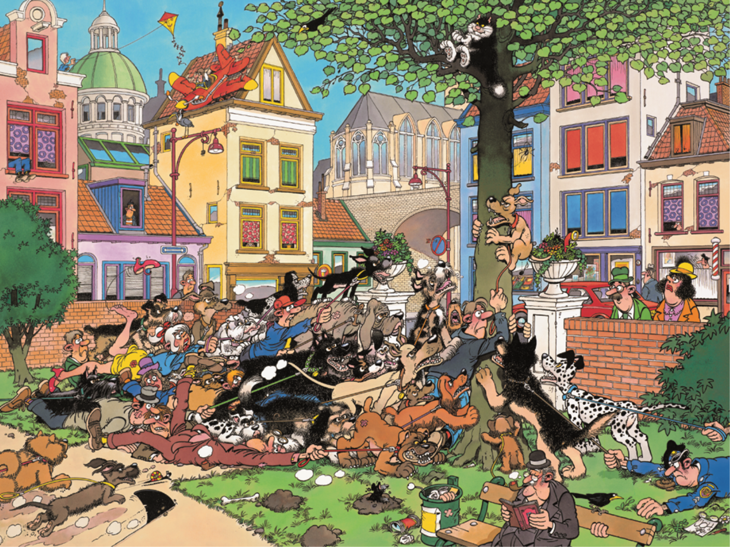 Jan van Haasteren - Get that Cat! (1000 pieces)