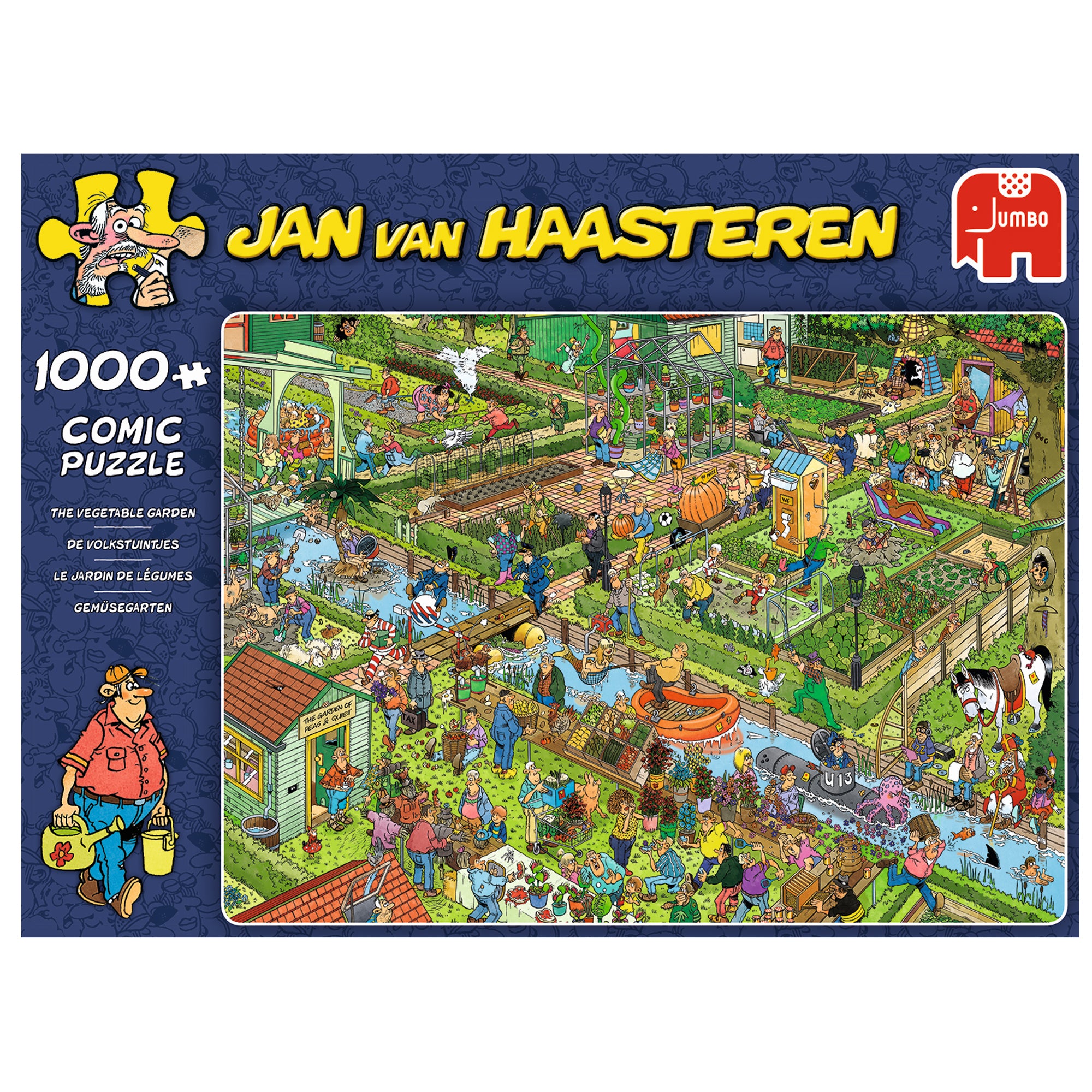 Jan van Haasteren - The Vegetable Garden (1000 pieces)